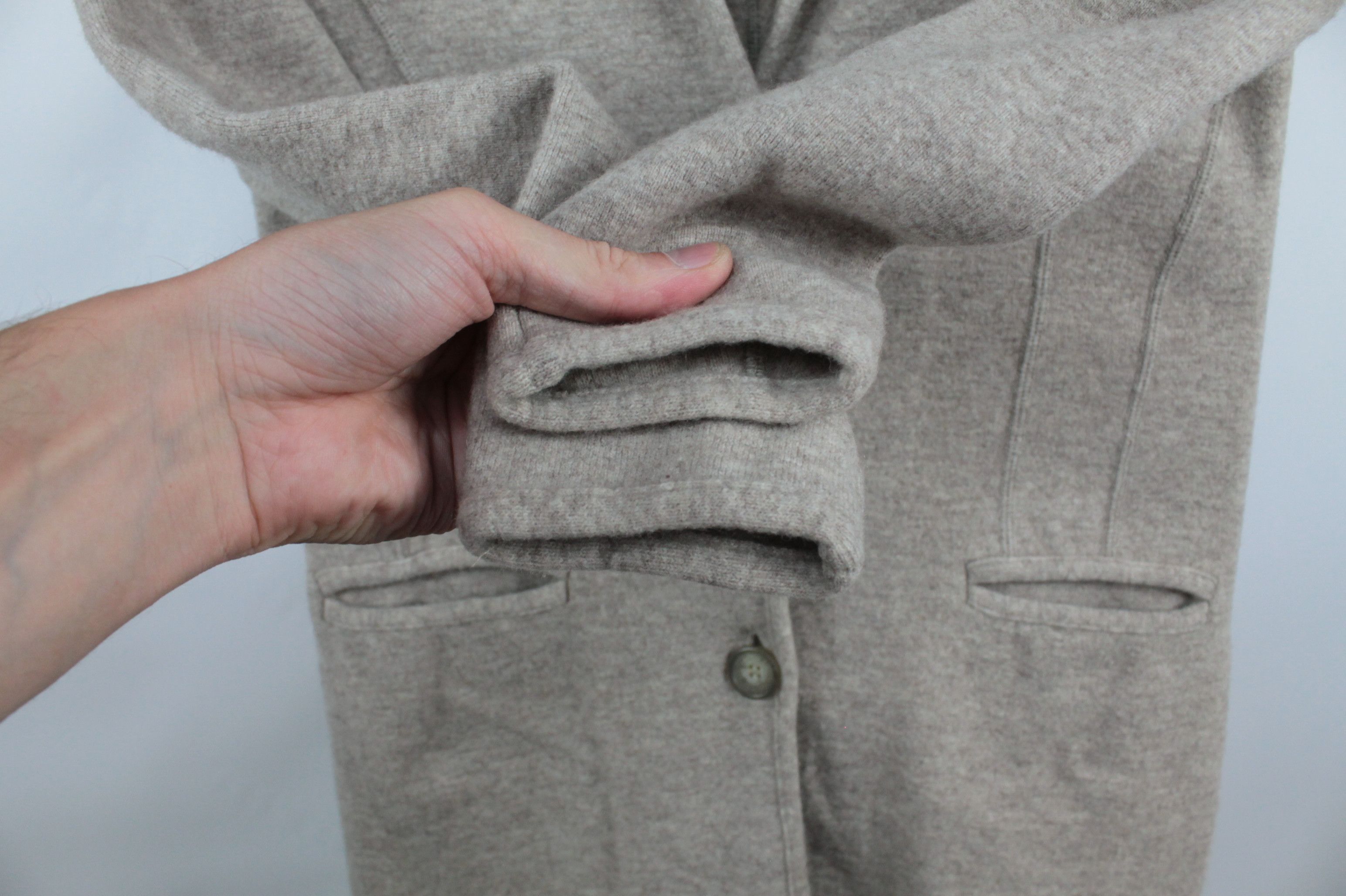 Kenzo × Vintage Vintage Kenzo Paris Knit Wool Coat Women's Size M / US 6-8 / IT 42-44 - 4 Thumbnail