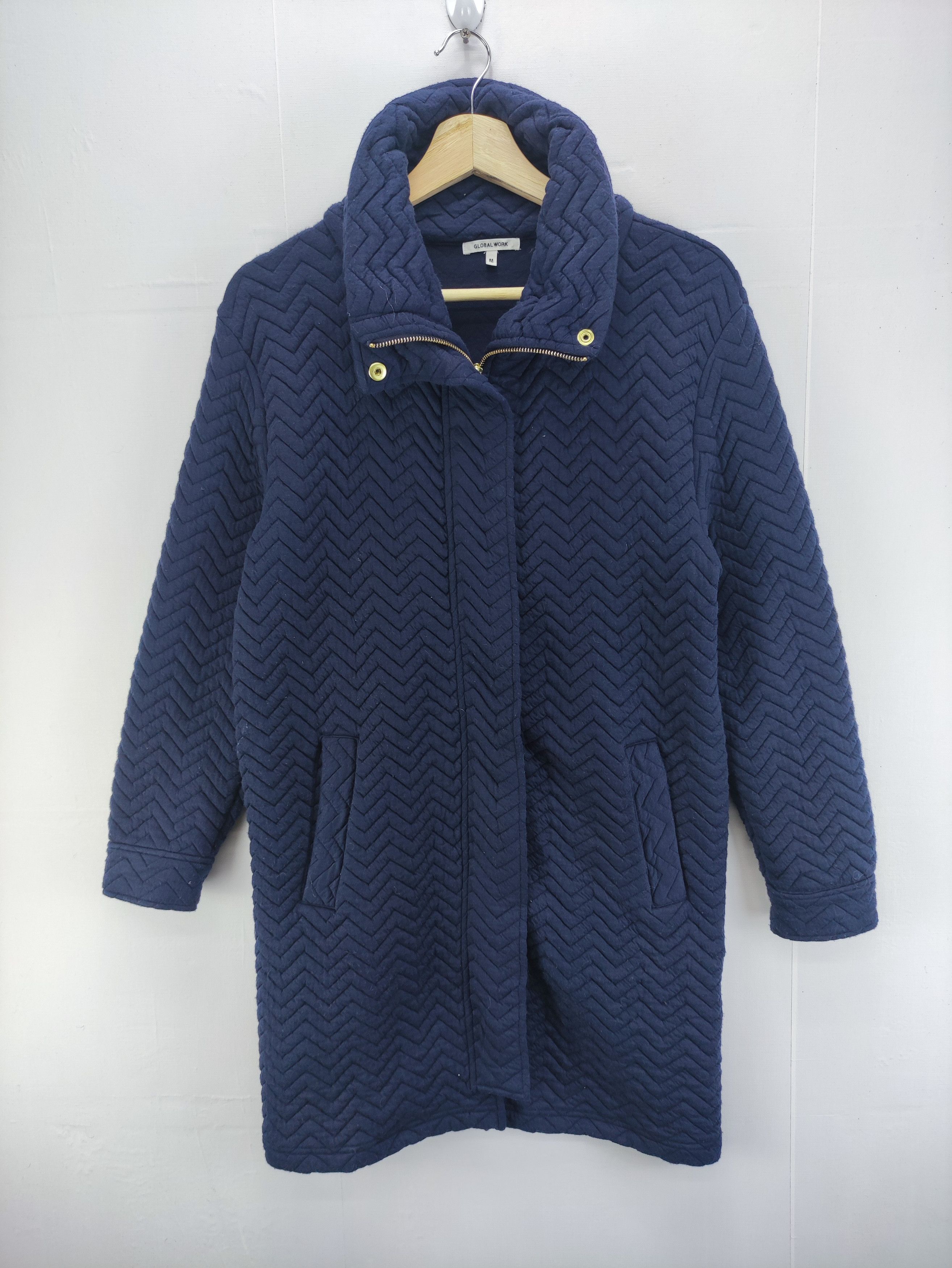 Global Work Vintage Global Work Long Jacket Zipper Size M / US 6-8 / IT 42-44 - 1 Thumbnail