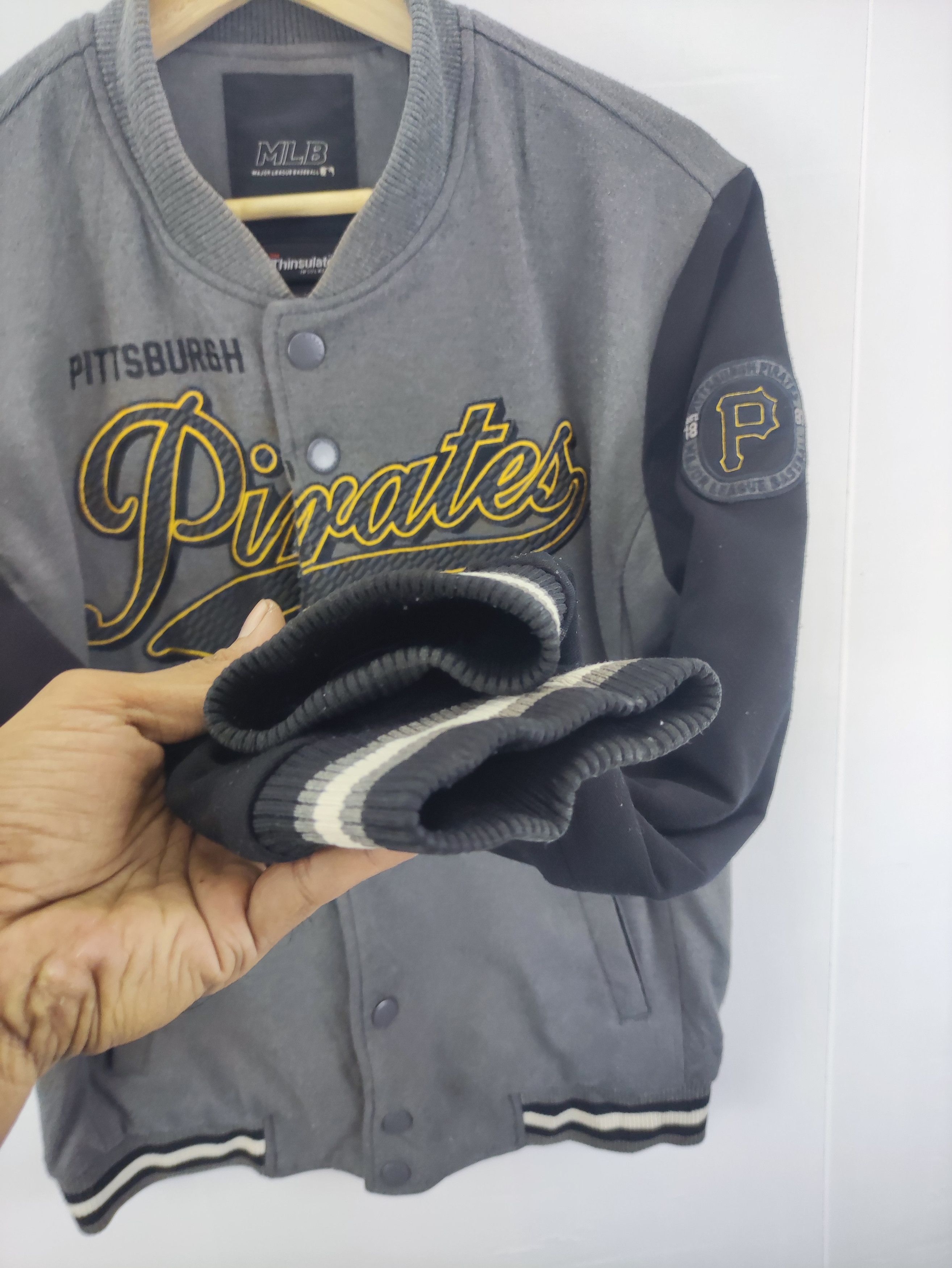 MLB Vintage Pirates Mlb Varsity Jacket Snap Button Size US M / EU 48-50 / 2 - 6 Thumbnail