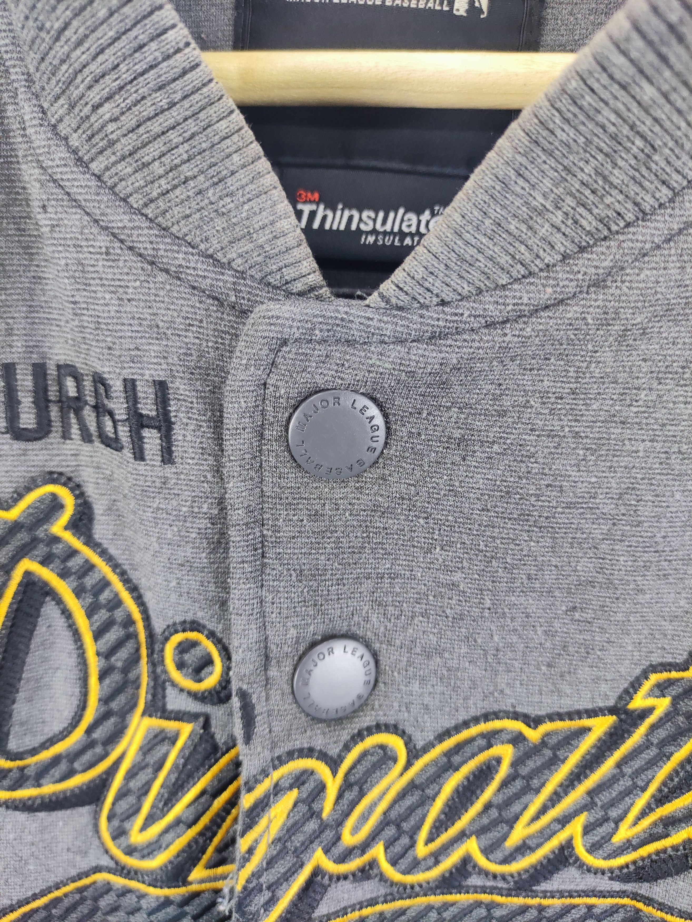 MLB Vintage Pirates Mlb Varsity Jacket Snap Button Size US M / EU 48-50 / 2 - 2 Thumbnail