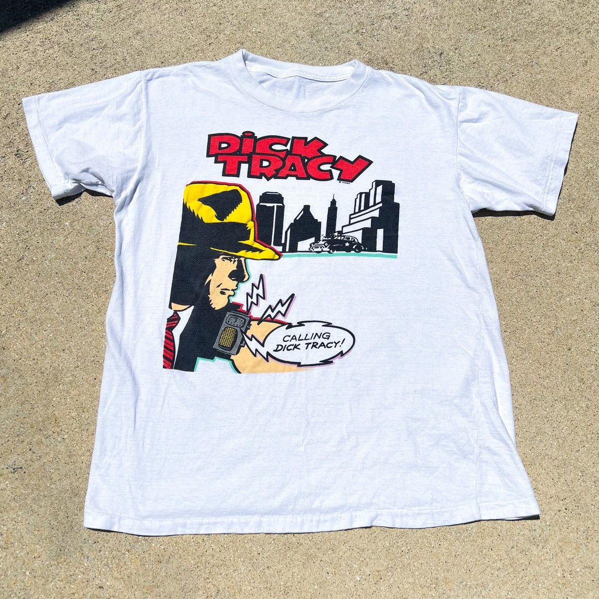 Vintage Vintage 90s Dick Tracy Comic Movie Single Stitch Tee Size US XL / EU 56 / 4 - 1 Thumbnail