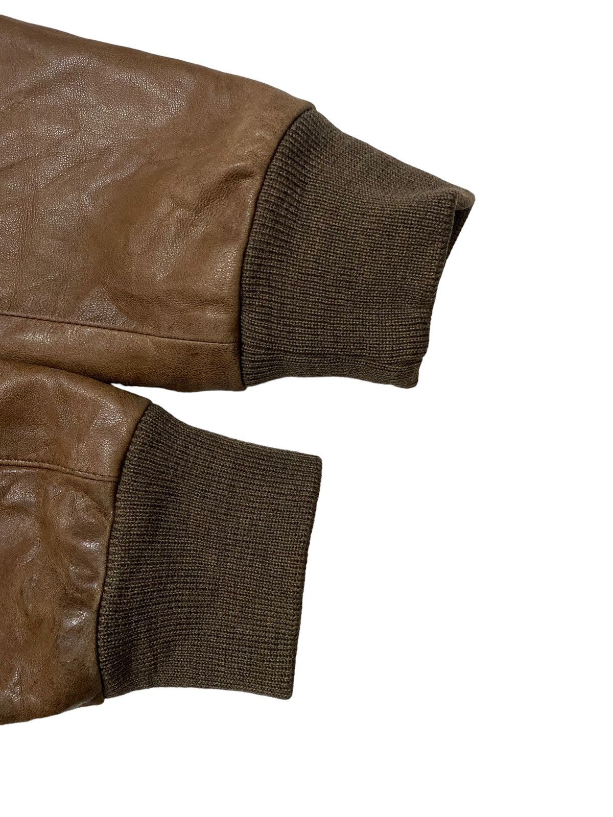 Aero Leathers × Japanese Brand × United Arrows United Arrows Military Inspired Leather Jacket Size US M / EU 48-50 / 2 - 10 Thumbnail