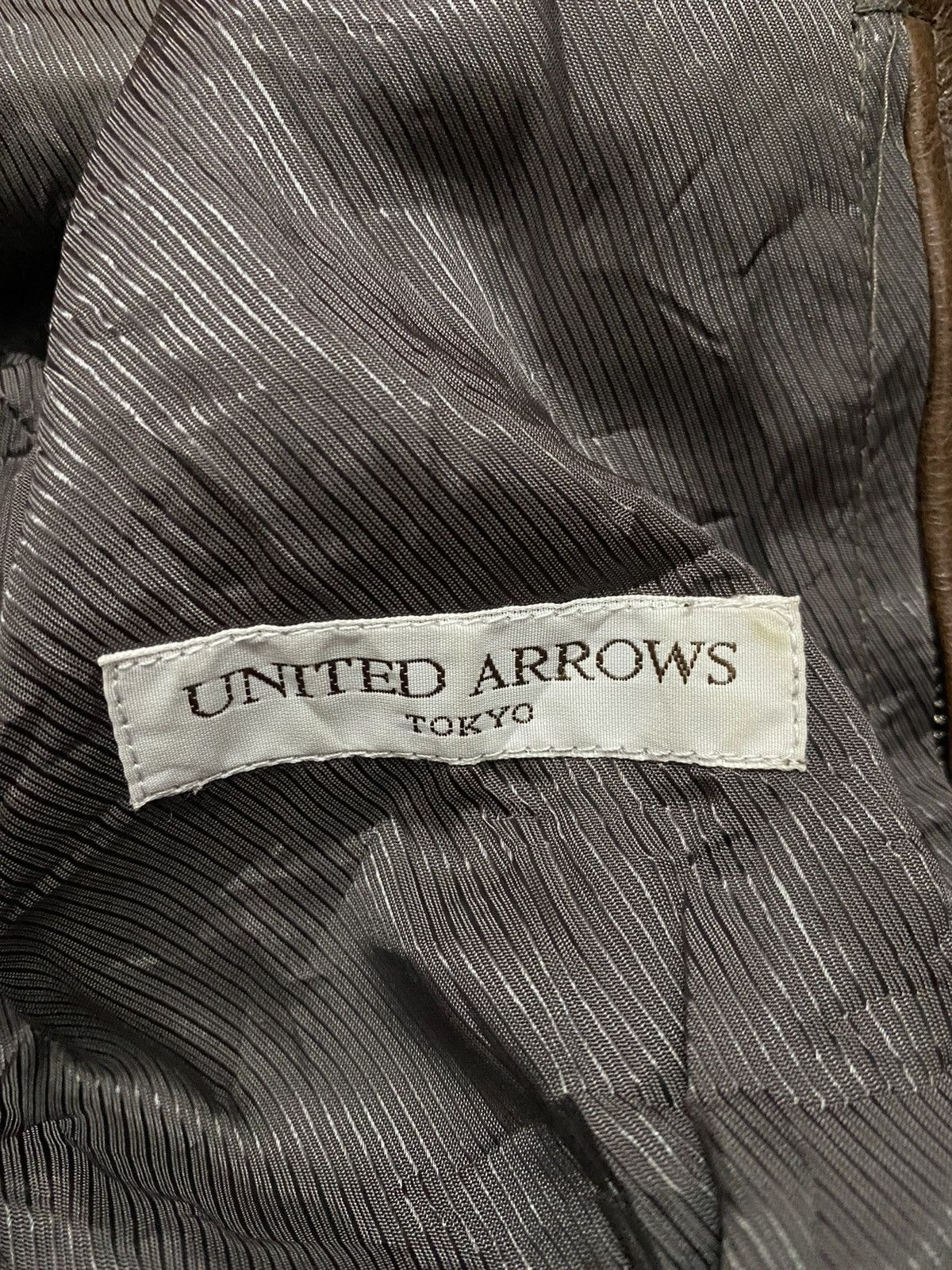 Aero Leathers × Japanese Brand × United Arrows United Arrows Military Inspired Leather Jacket Size US M / EU 48-50 / 2 - 11 Thumbnail