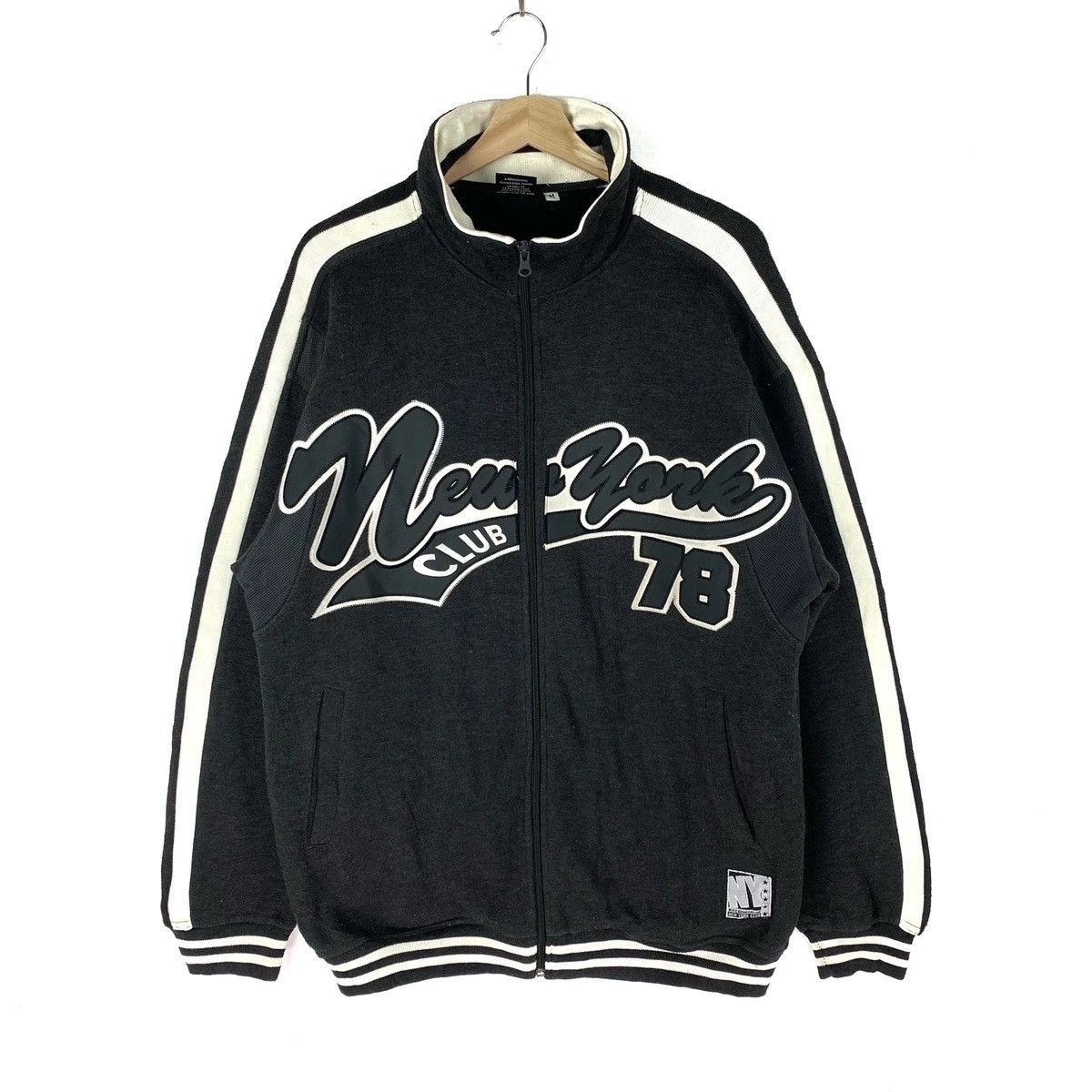 Other Vintage New York Club Big Logo Oversize Varsity Jacket Size US M / EU 48-50 / 2 - 2 Thumbnail