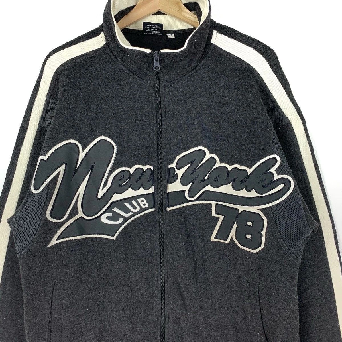 Other Vintage New York Club Big Logo Oversize Varsity Jacket Size US M / EU 48-50 / 2 - 3 Thumbnail