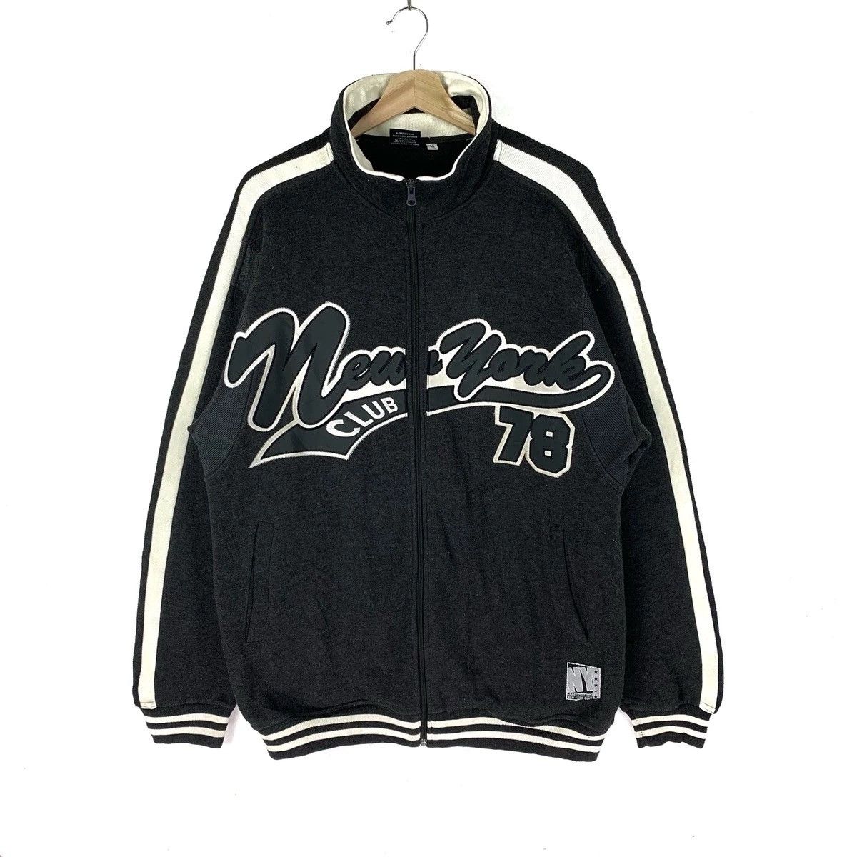 Other Vintage New York Club Big Logo Oversize Varsity Jacket Size US M / EU 48-50 / 2 - 1 Thumbnail