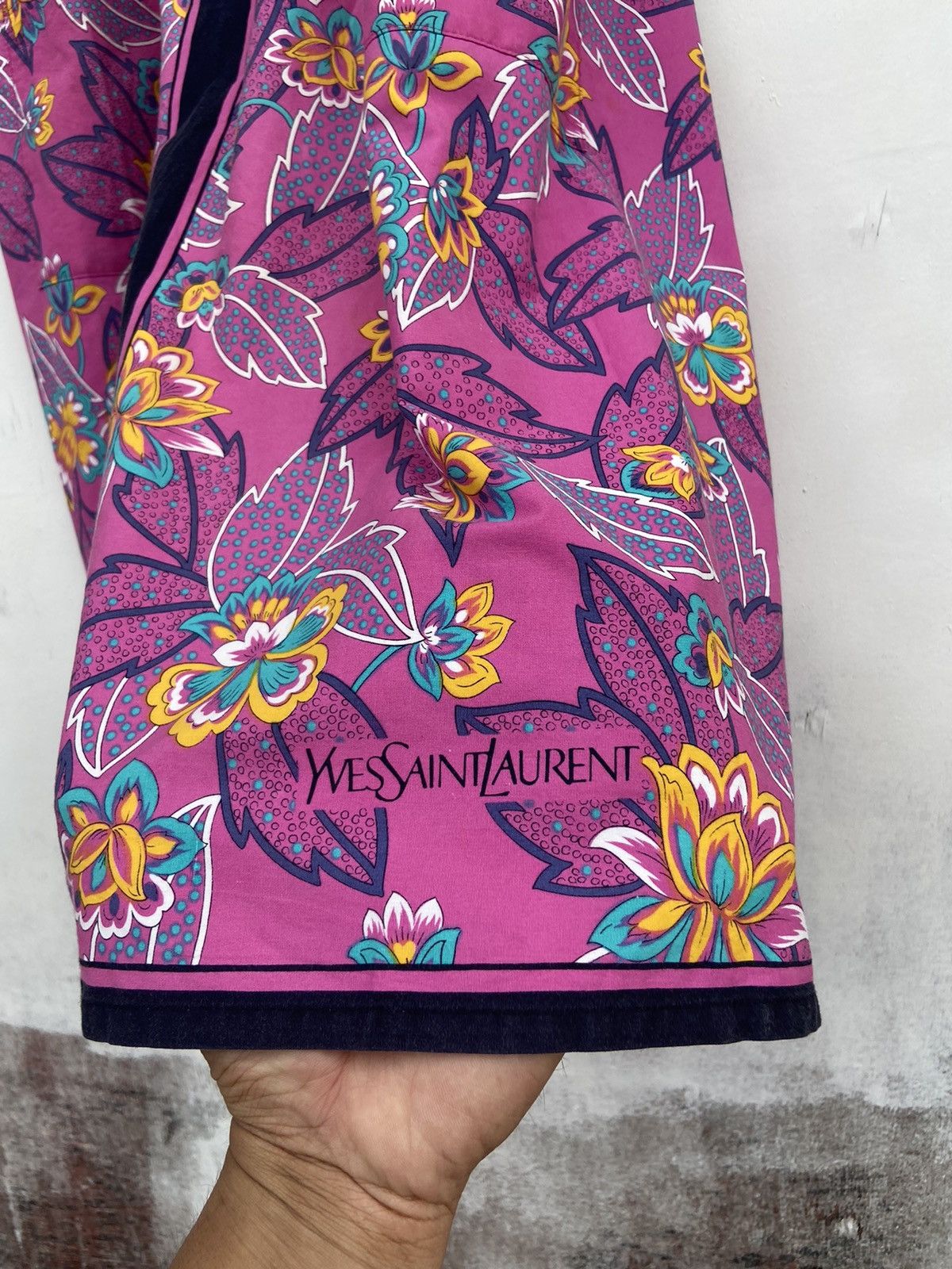 Other Vintage Yves Saint Lauren Flora Design Apron Size ONE SIZE - 1 Thumbnail