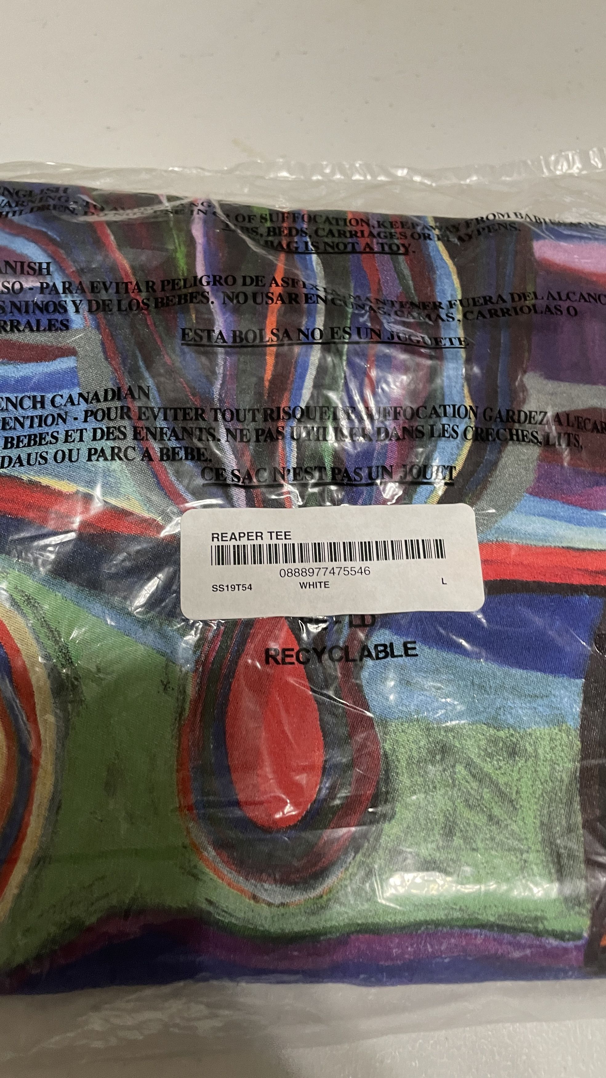 Supreme Supreme Reaper Tee ss19 NEW spring tee large Size US L / EU 52-54 / 3 - 2 Thumbnail