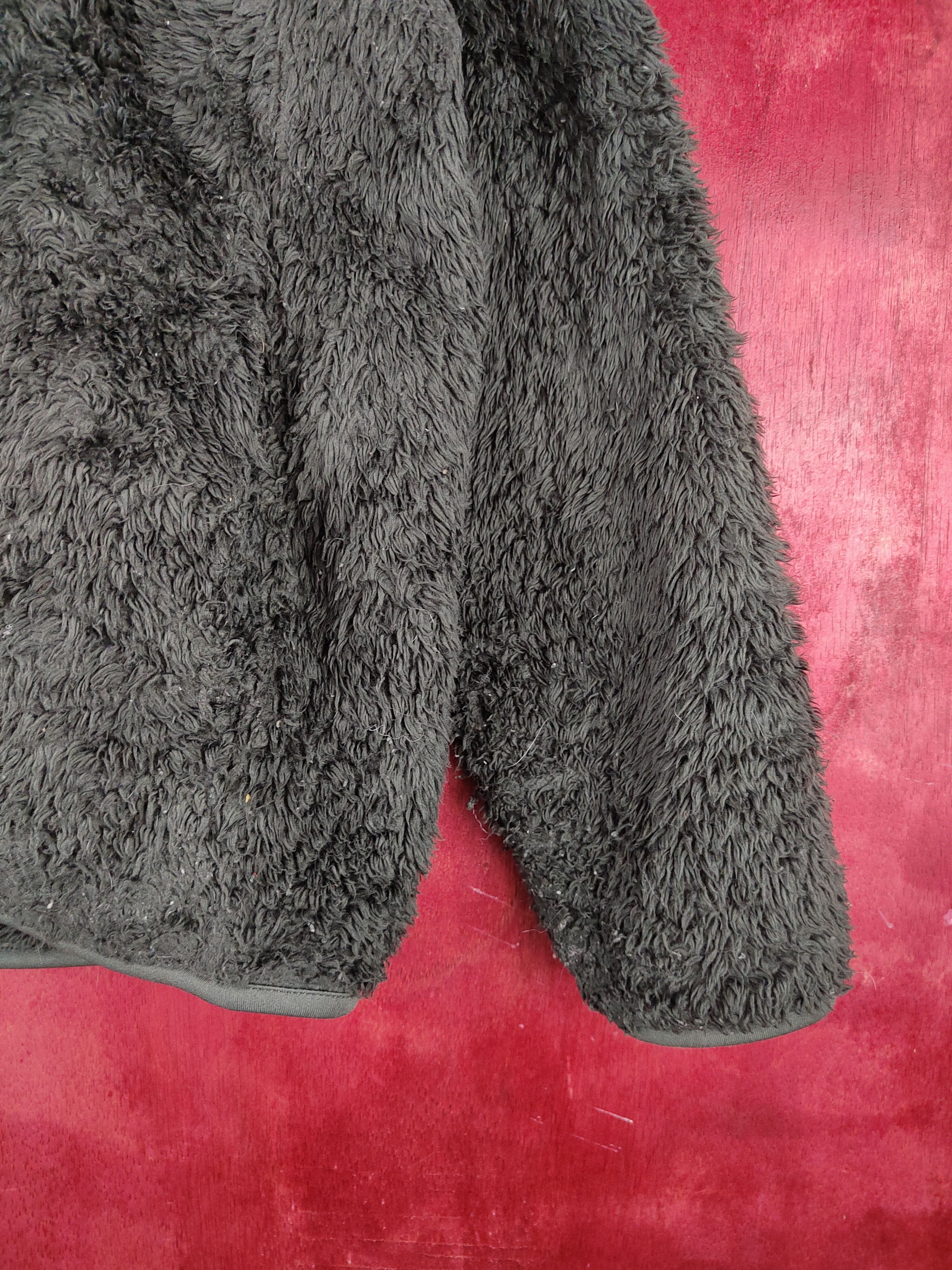 Japanese Brand Closshi Black fleece Shag Shaggy Fur Mohair Sweater #S837 Size US L / EU 52-54 / 3 - 6 Thumbnail