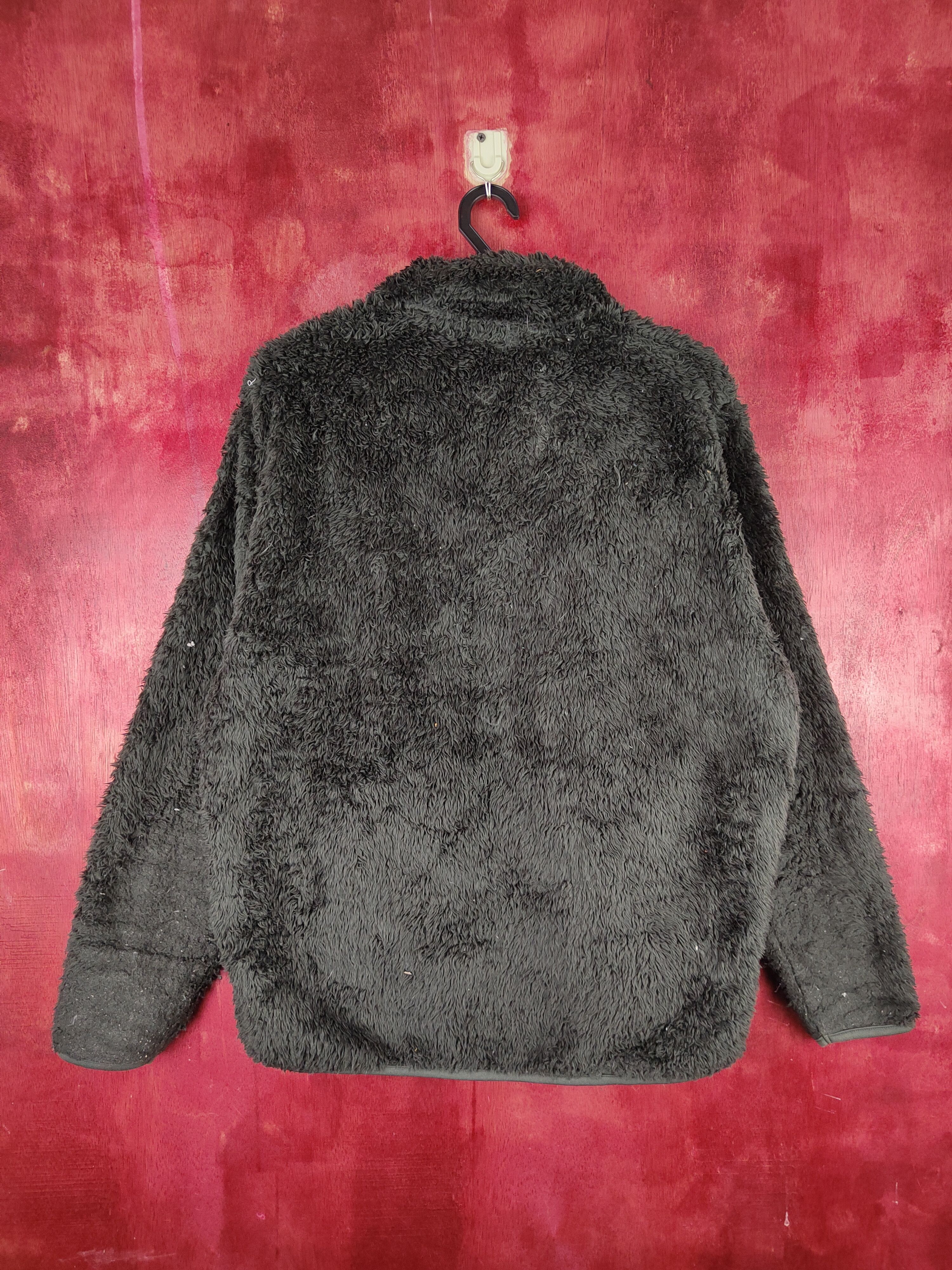 Japanese Brand Closshi Black fleece Shag Shaggy Fur Mohair Sweater #S837 Size US L / EU 52-54 / 3 - 7 Thumbnail
