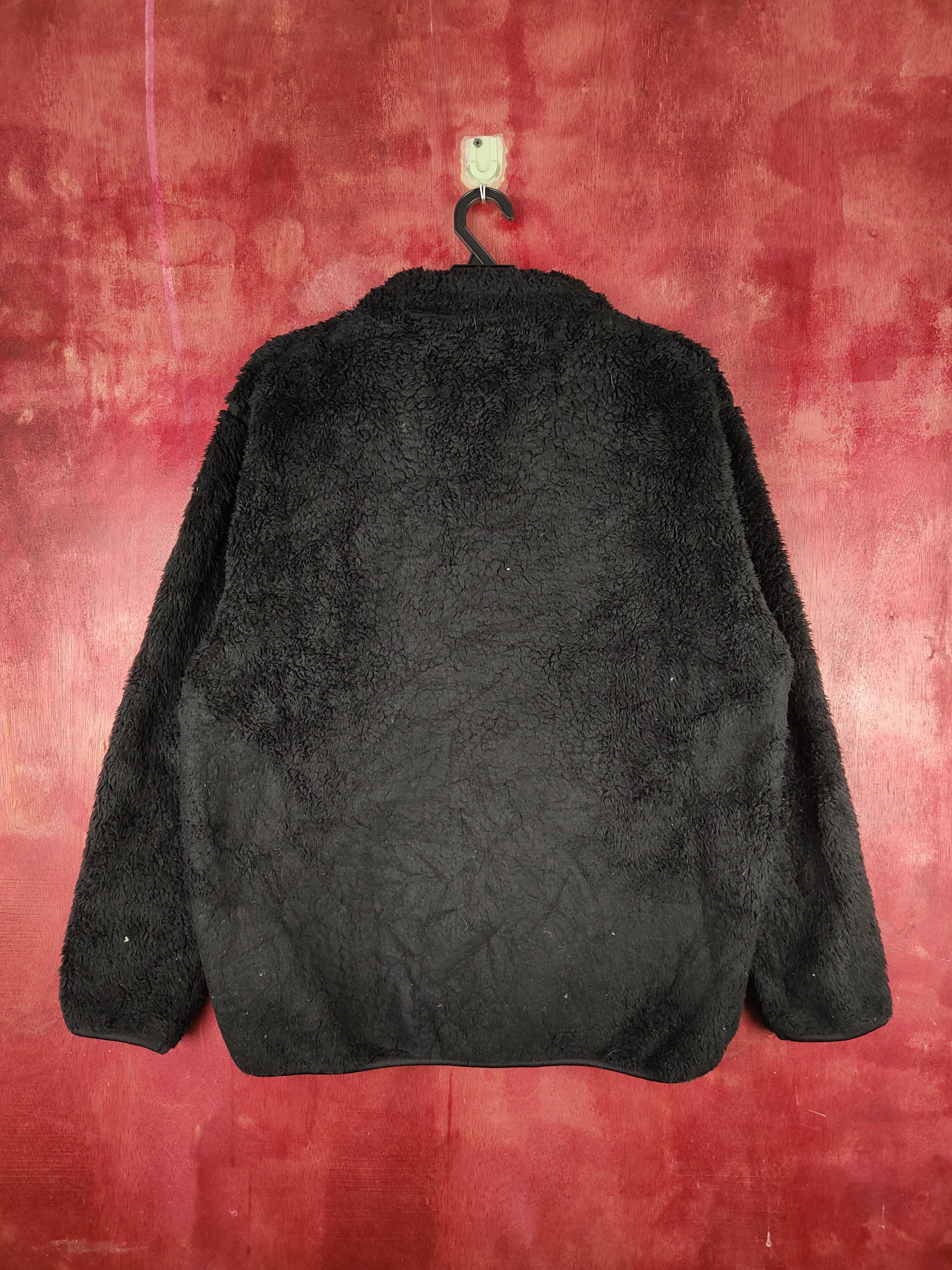 Uniqlo Uniqlo fleece vintage Black Shaggy Fur Sweater #S836 Size US L / EU 52-54 / 3 - 7 Thumbnail