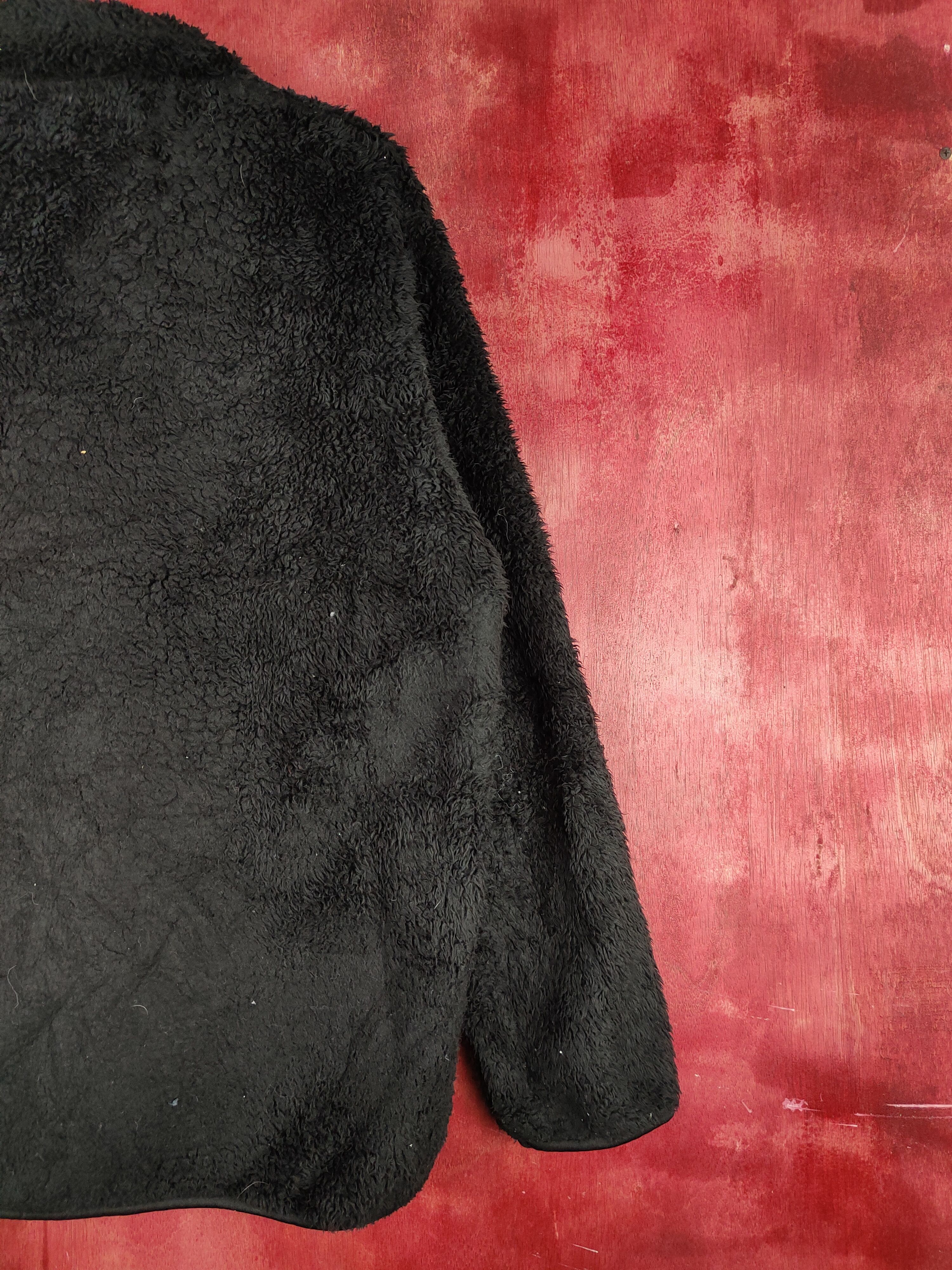 Uniqlo Uniqlo fleece vintage Black Shaggy Fur Sweater #S836 Size US L / EU 52-54 / 3 - 9 Thumbnail