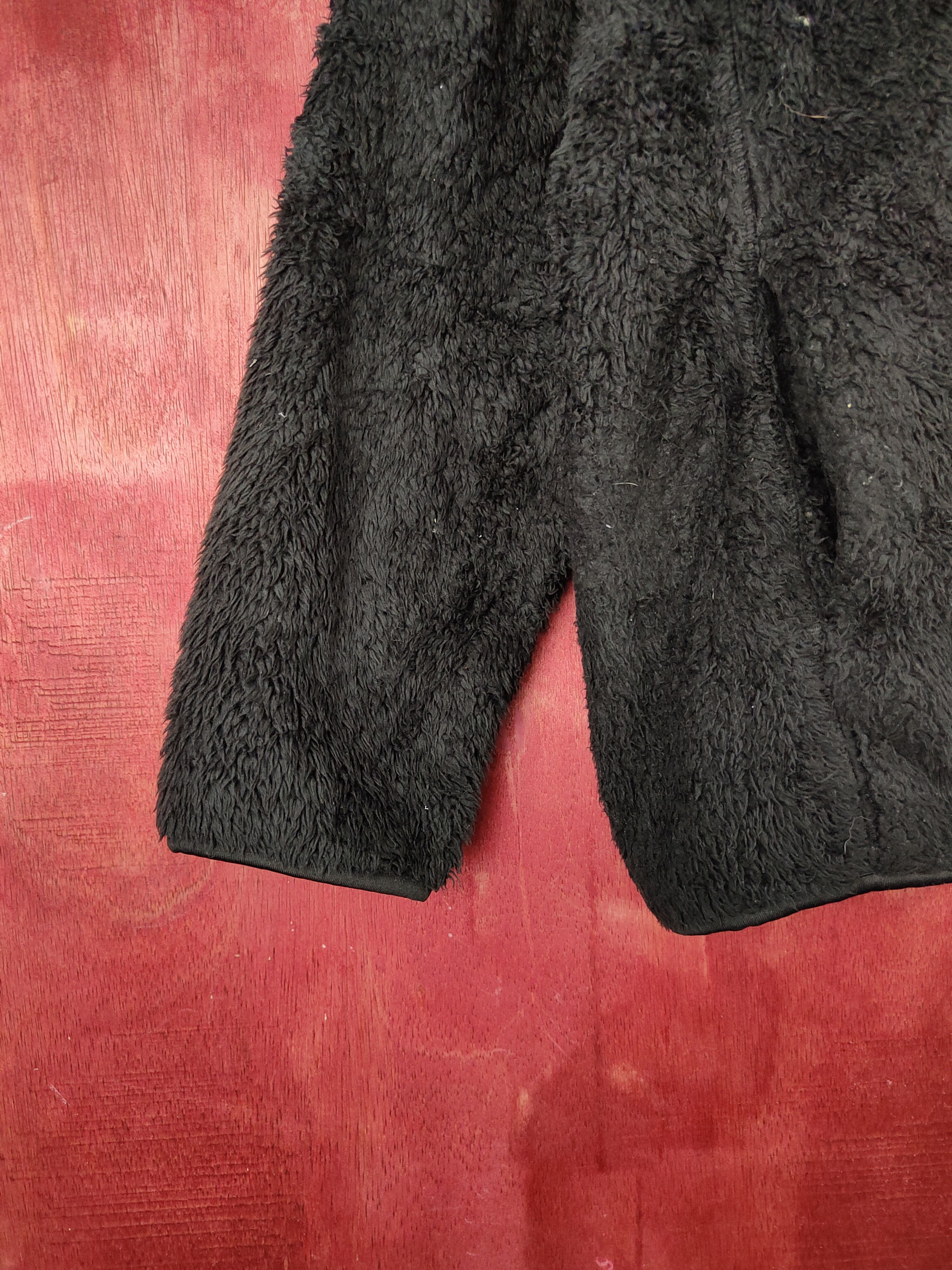 Uniqlo Uniqlo fleece vintage Black Shaggy Fur Sweater #S836 Size US L / EU 52-54 / 3 - 4 Thumbnail