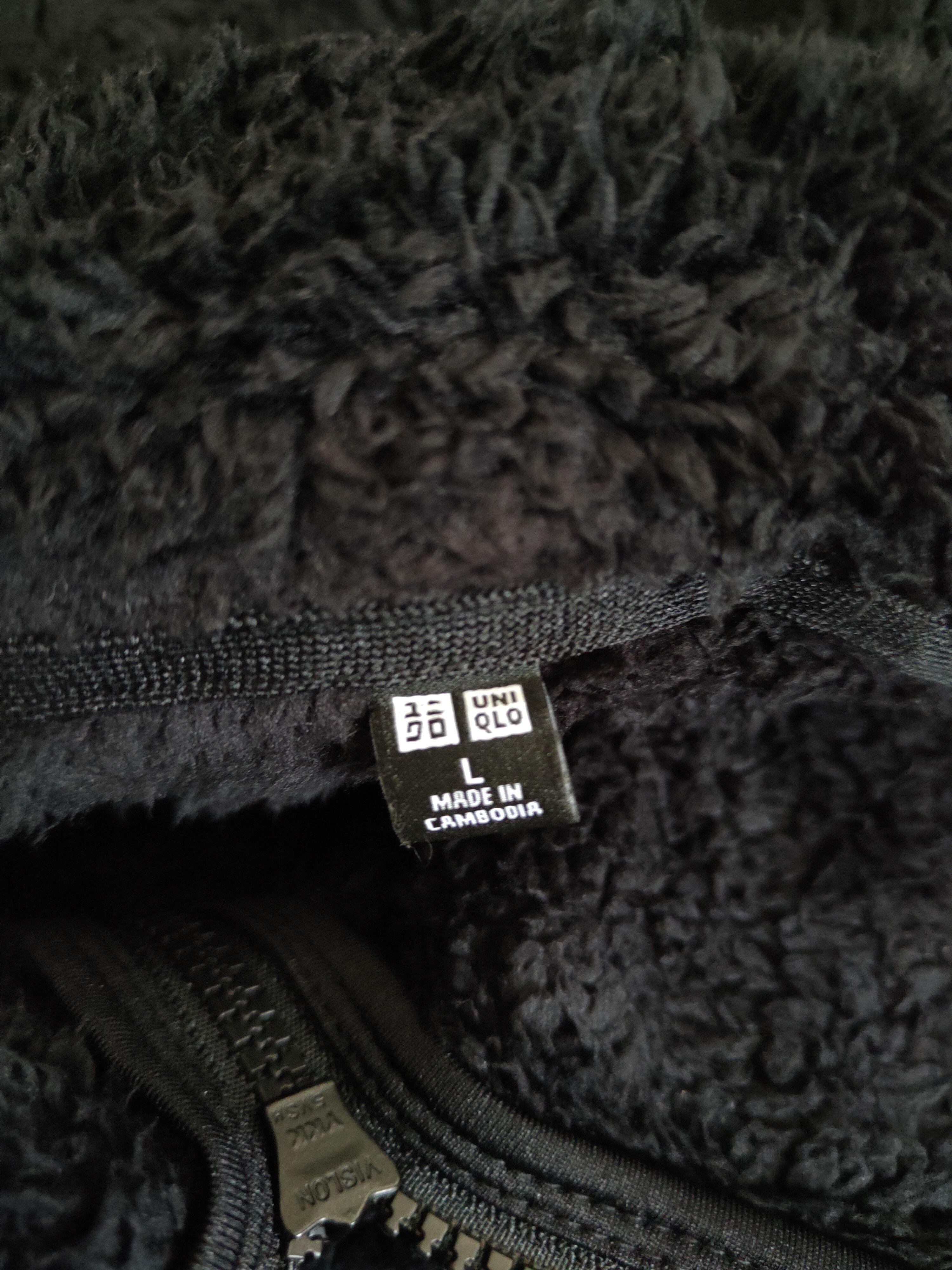Uniqlo Uniqlo fleece vintage Black Shaggy Fur Sweater #S836 Size US L / EU 52-54 / 3 - 12 Thumbnail