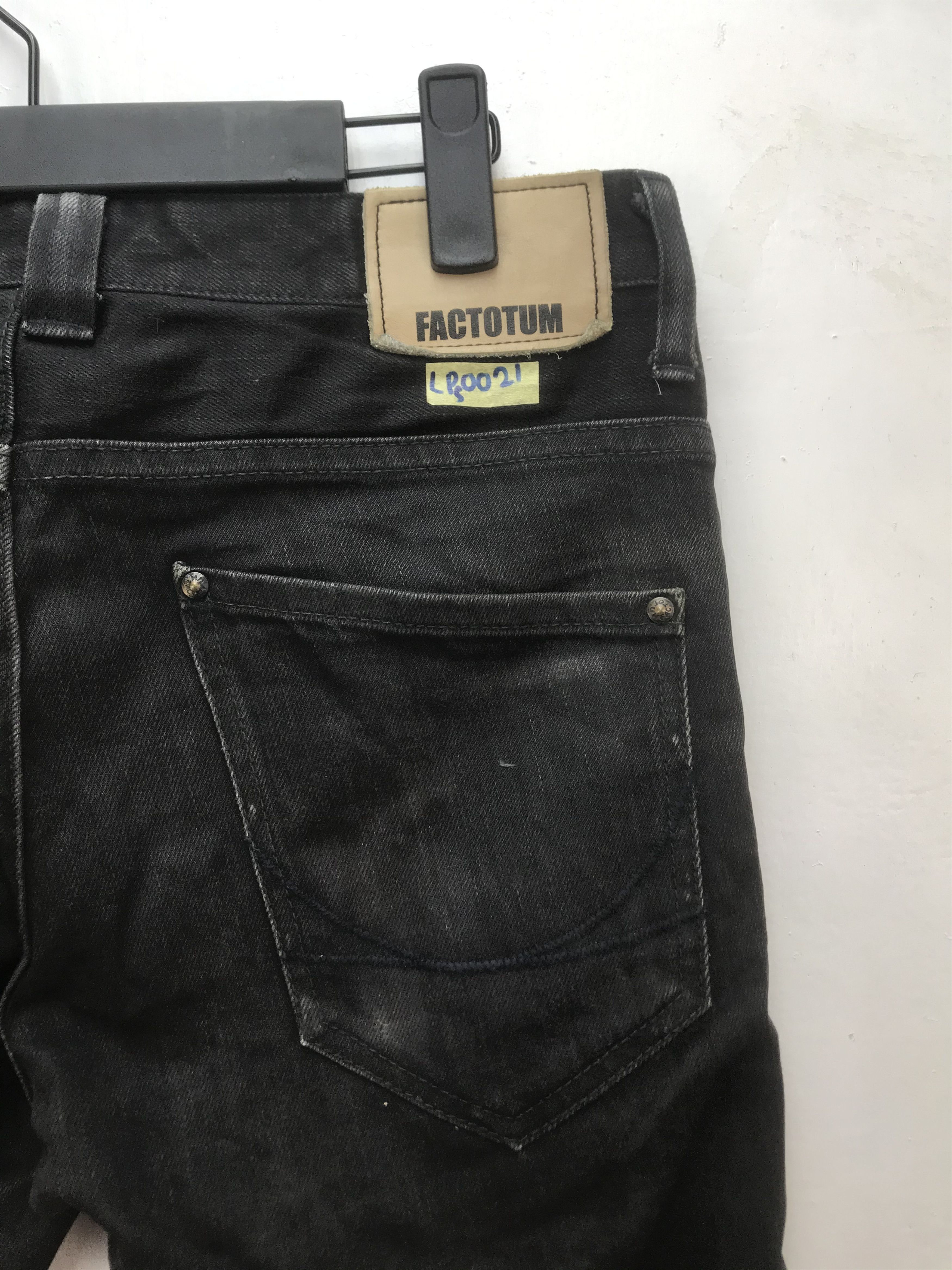 FACTOTUM FACTOTUM SUPER BLACK PANT Size US 33 - 7 Thumbnail