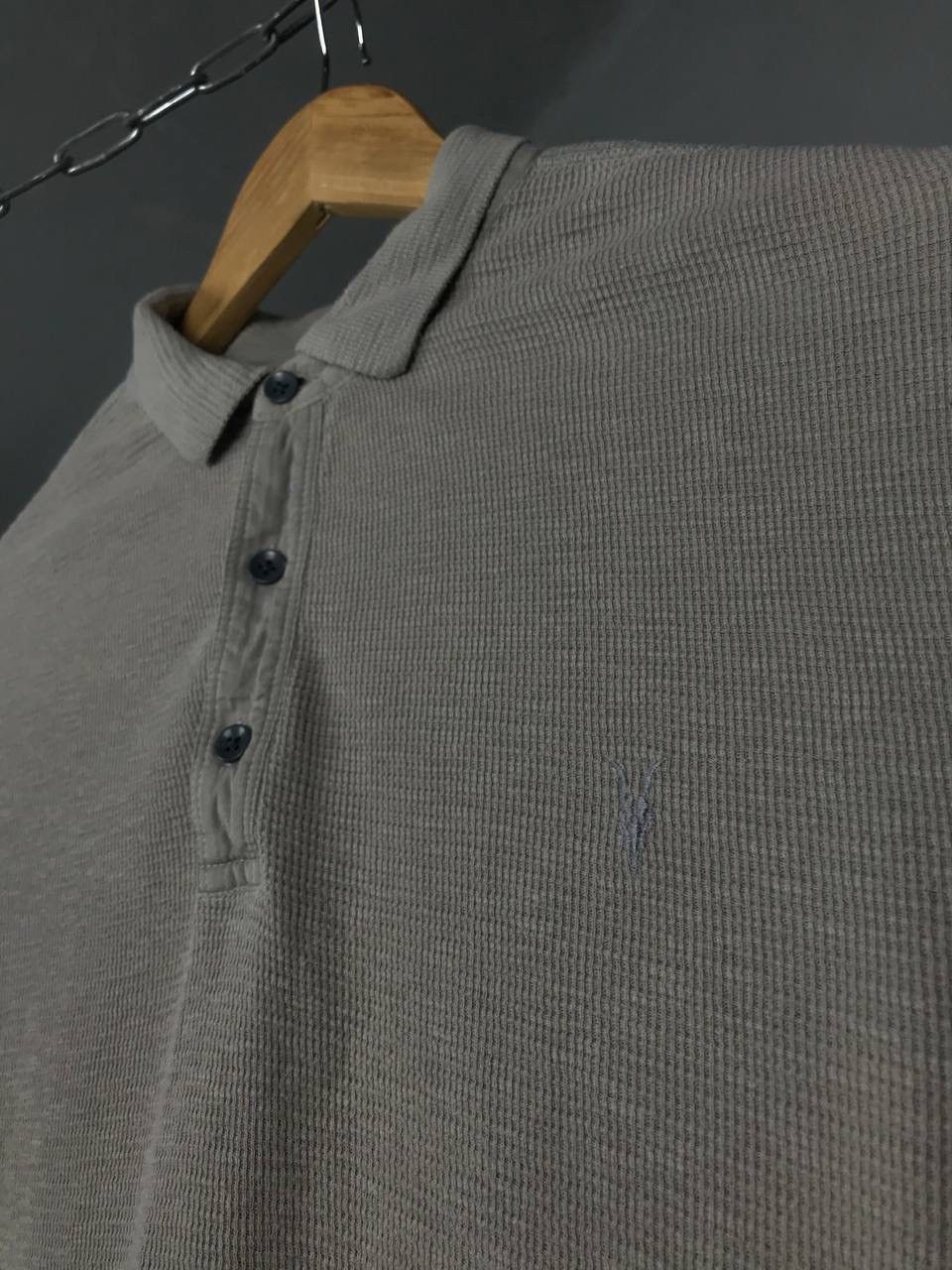 Allsaints Allsaints luxury streetwear polo longsleeve Size US M / EU 48-50 / 2 - 3 Thumbnail