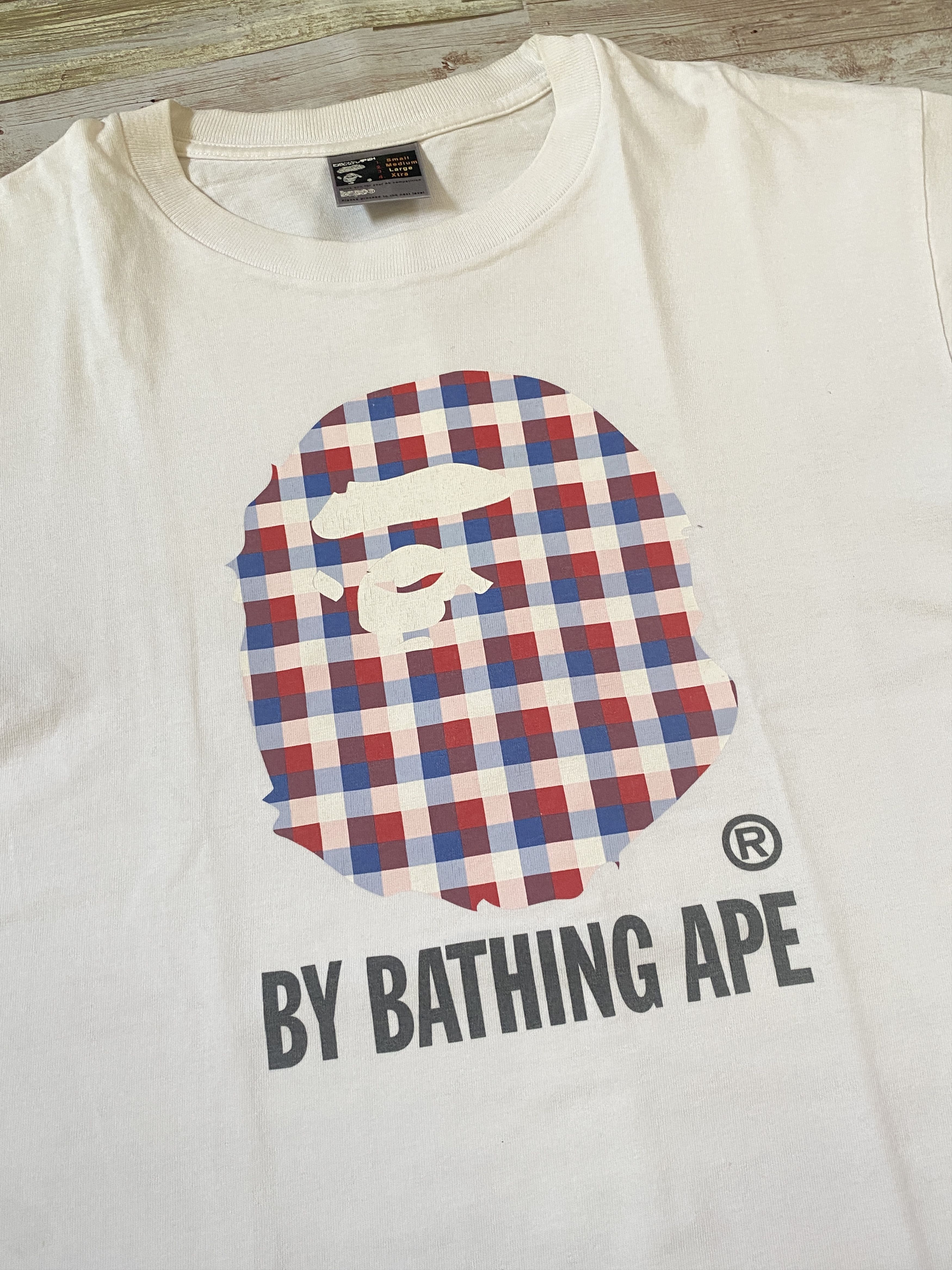 Bape Plaid Bathing Ape Tee bape Size US L / EU 52-54 / 3 - 1 Thumbnail