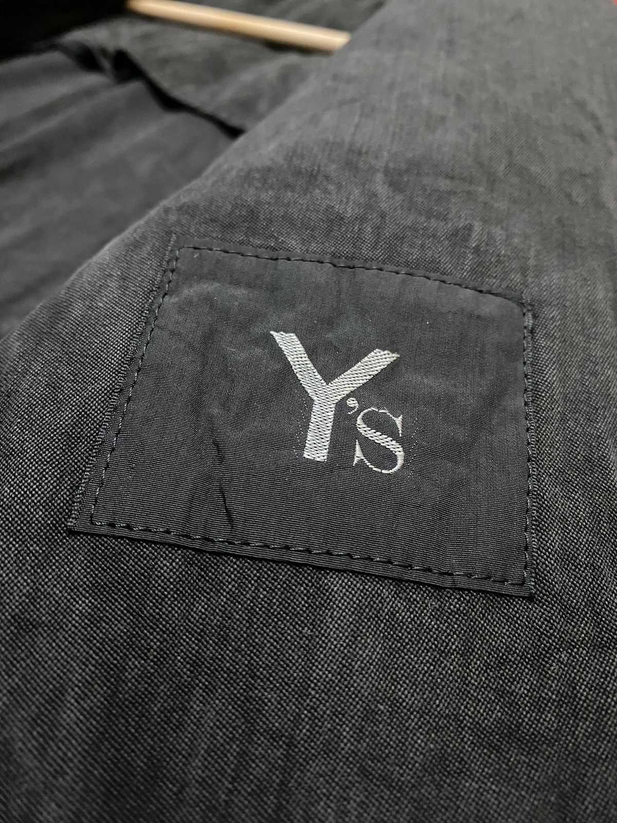 Vintage × Y's × Yohji Yamamoto VINTAGE YOHJI YAMAMOTO LOVE COLLAR OLD BLACK COAT Size S / US 4 / IT 40 - 9 Thumbnail
