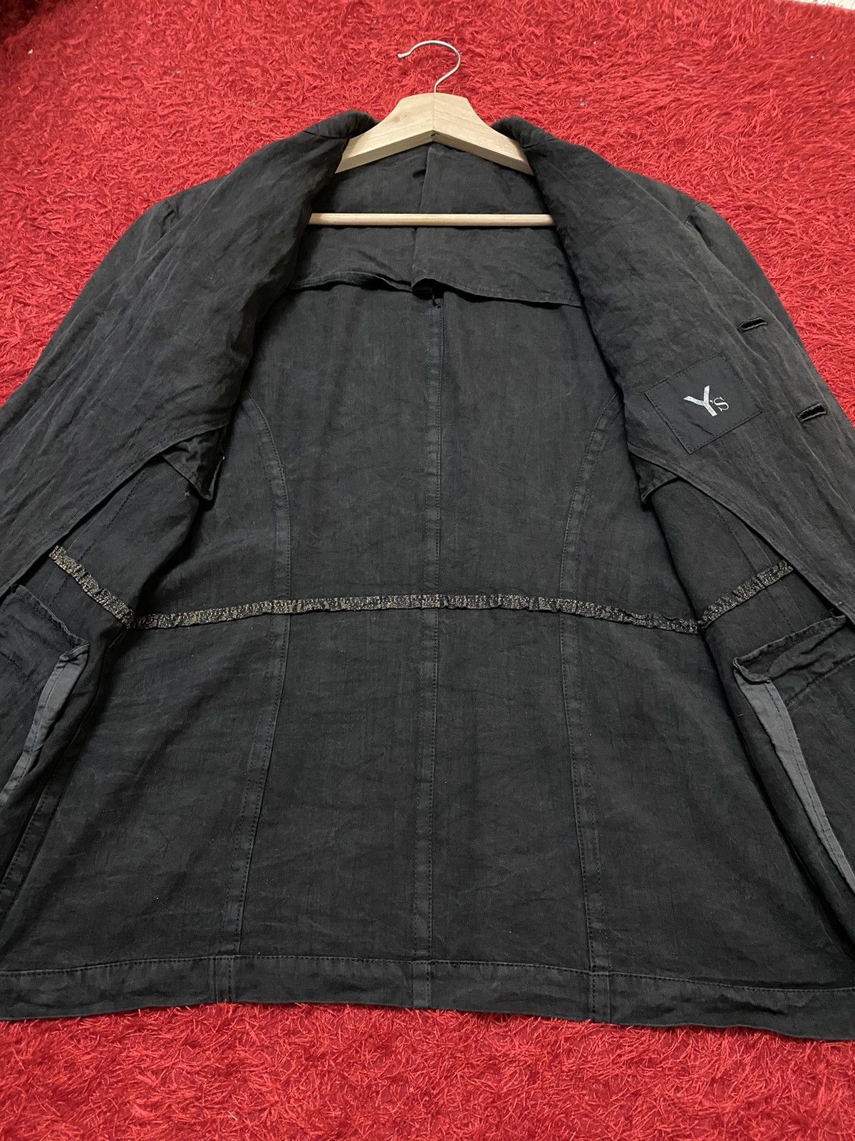 Vintage × Y's × Yohji Yamamoto VINTAGE YOHJI YAMAMOTO LOVE COLLAR OLD BLACK COAT Size S / US 4 / IT 40 - 7 Thumbnail