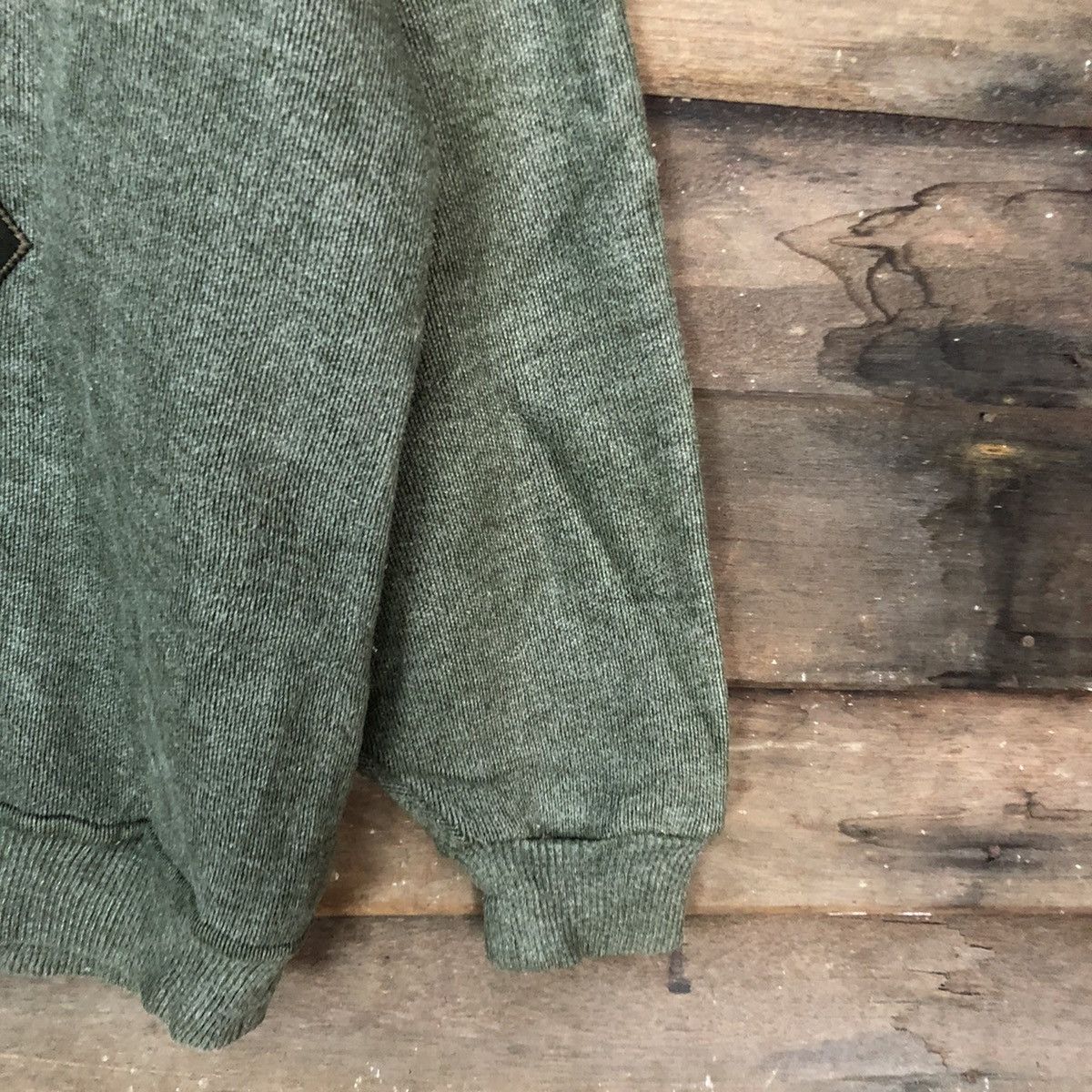 Homespun Knitwear × Japanese Brand × Vintage Ingresso vintage Green Shag Shaggy Knitwear #096B Size US L / EU 52-54 / 3 - 4 Thumbnail