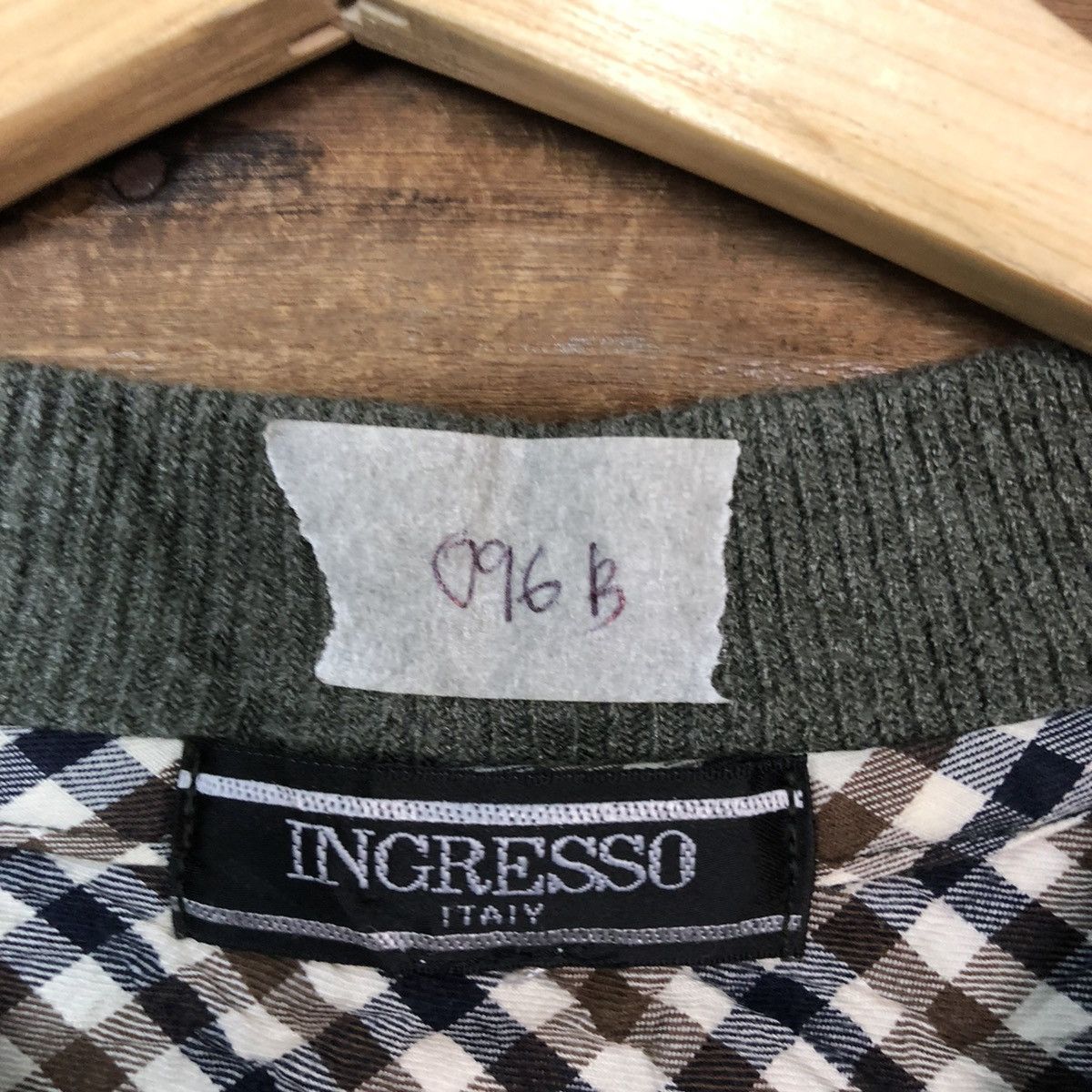 Homespun Knitwear × Japanese Brand × Vintage Ingresso vintage Green Shag Shaggy Knitwear #096B Size US L / EU 52-54 / 3 - 10 Thumbnail