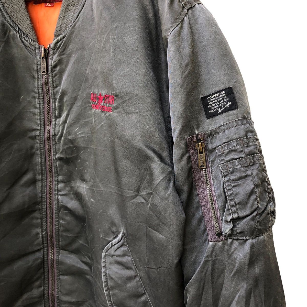 Converse 📣VINTAGE CONVERSE BOMBER FLIGHT JACKET Size US XL / EU 56 / 4 - 7 Thumbnail