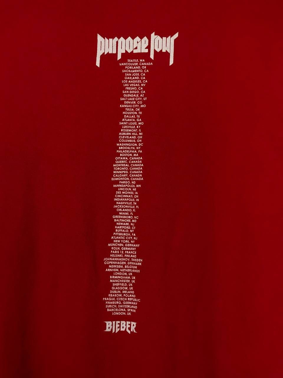 Band Tees × Justin Bieber Justin Bieber VIP vintage band tour tee Size US M / EU 48-50 / 2 - 8 Thumbnail