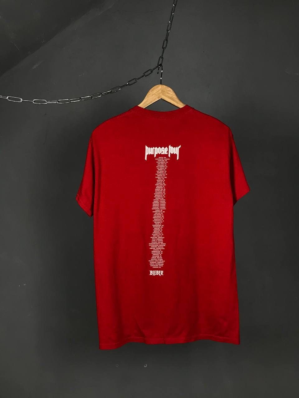 Band Tees × Justin Bieber Justin Bieber VIP vintage band tour tee Size US M / EU 48-50 / 2 - 2 Thumbnail