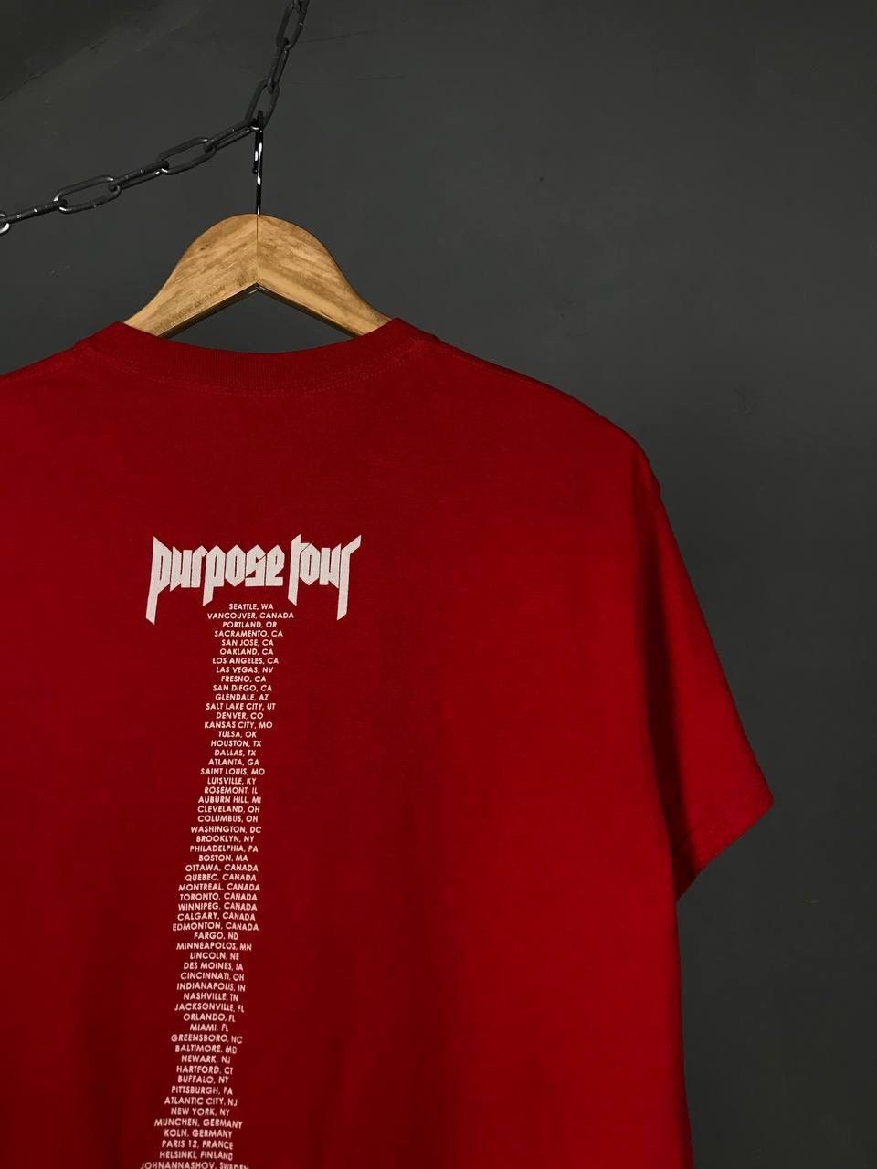 Band Tees × Justin Bieber Justin Bieber VIP vintage band tour tee Size US M / EU 48-50 / 2 - 7 Thumbnail