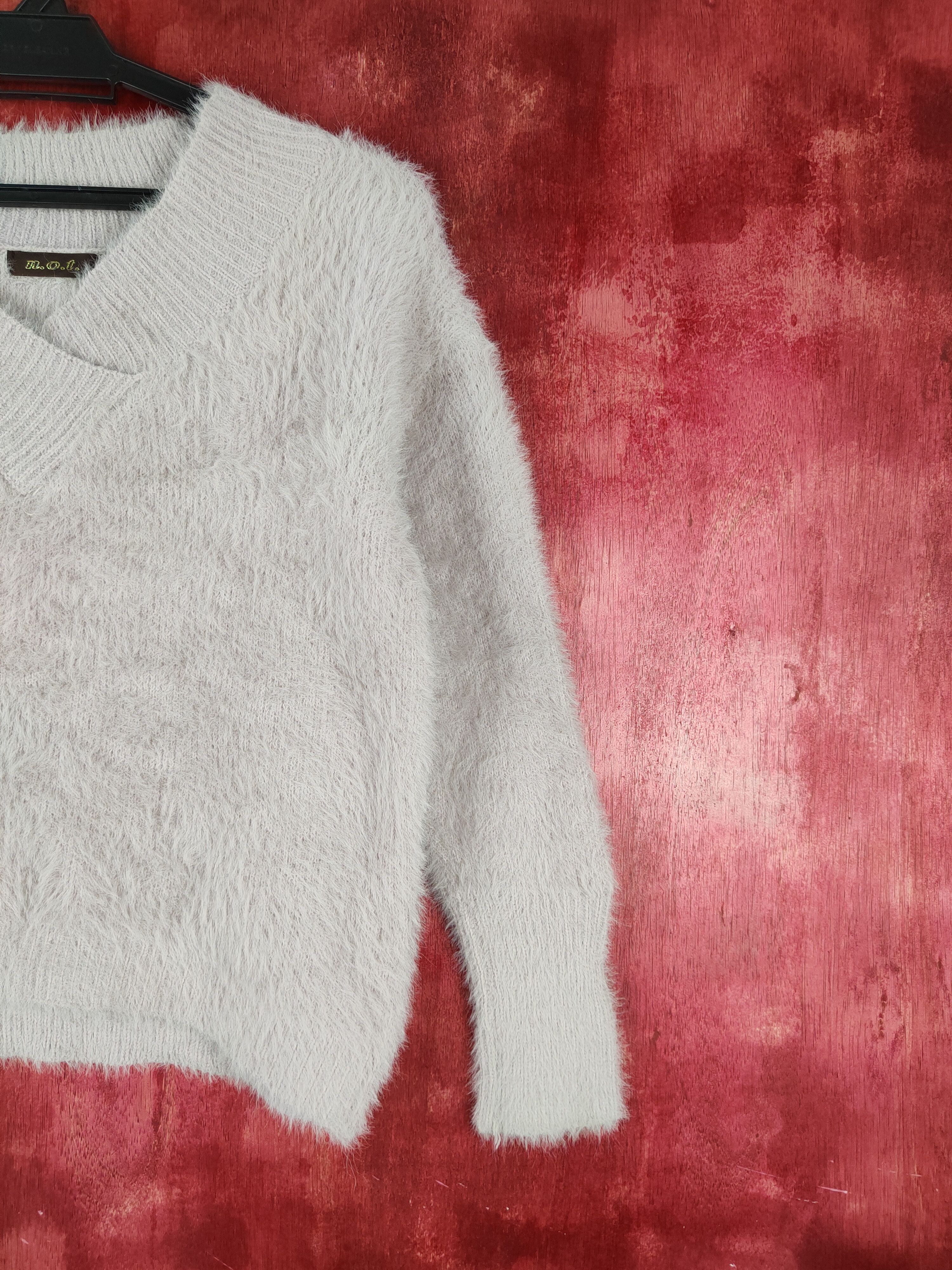 Japanese Brand n.o.t Soft Purple Shag Shaggy Fur Mohair Knitwear #S802 Size S / US 4 / IT 40 - 5 Thumbnail