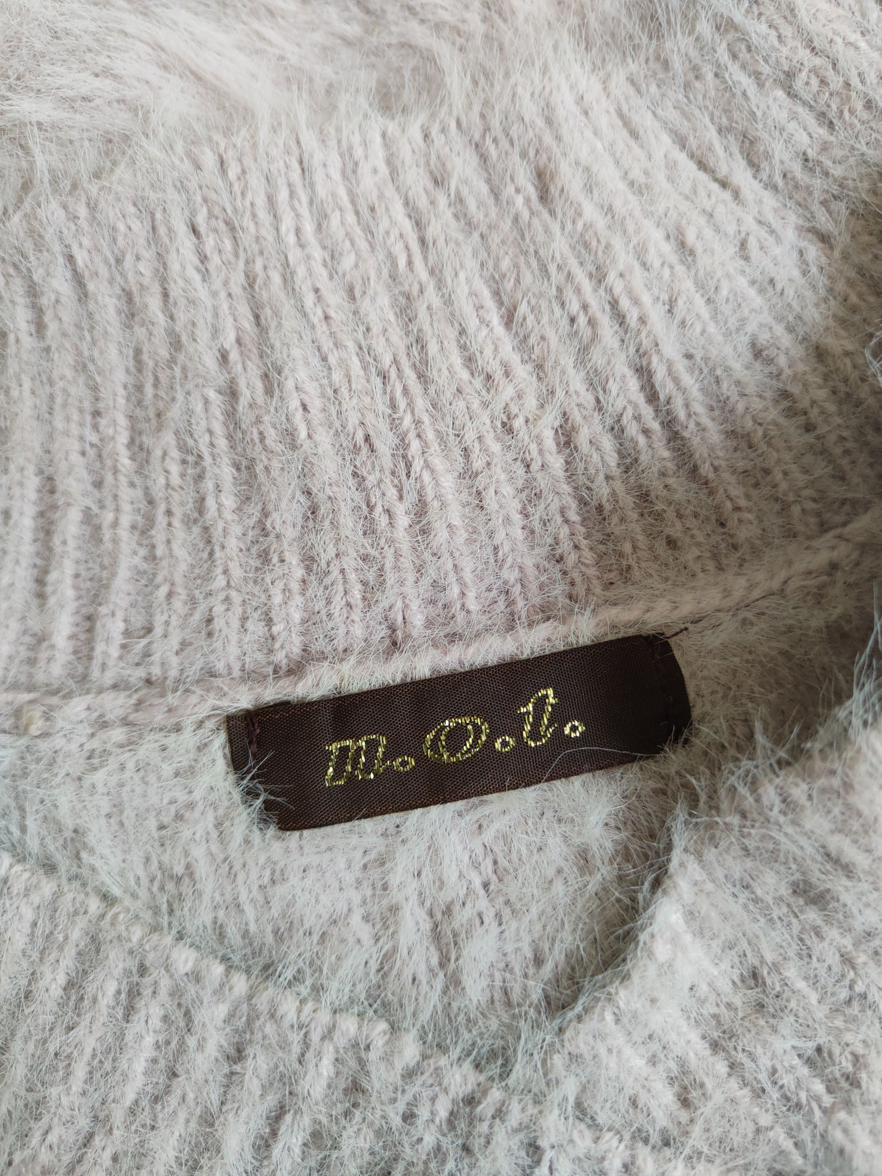 Japanese Brand n.o.t Soft Purple Shag Shaggy Fur Mohair Knitwear #S802 Size S / US 4 / IT 40 - 12 Thumbnail