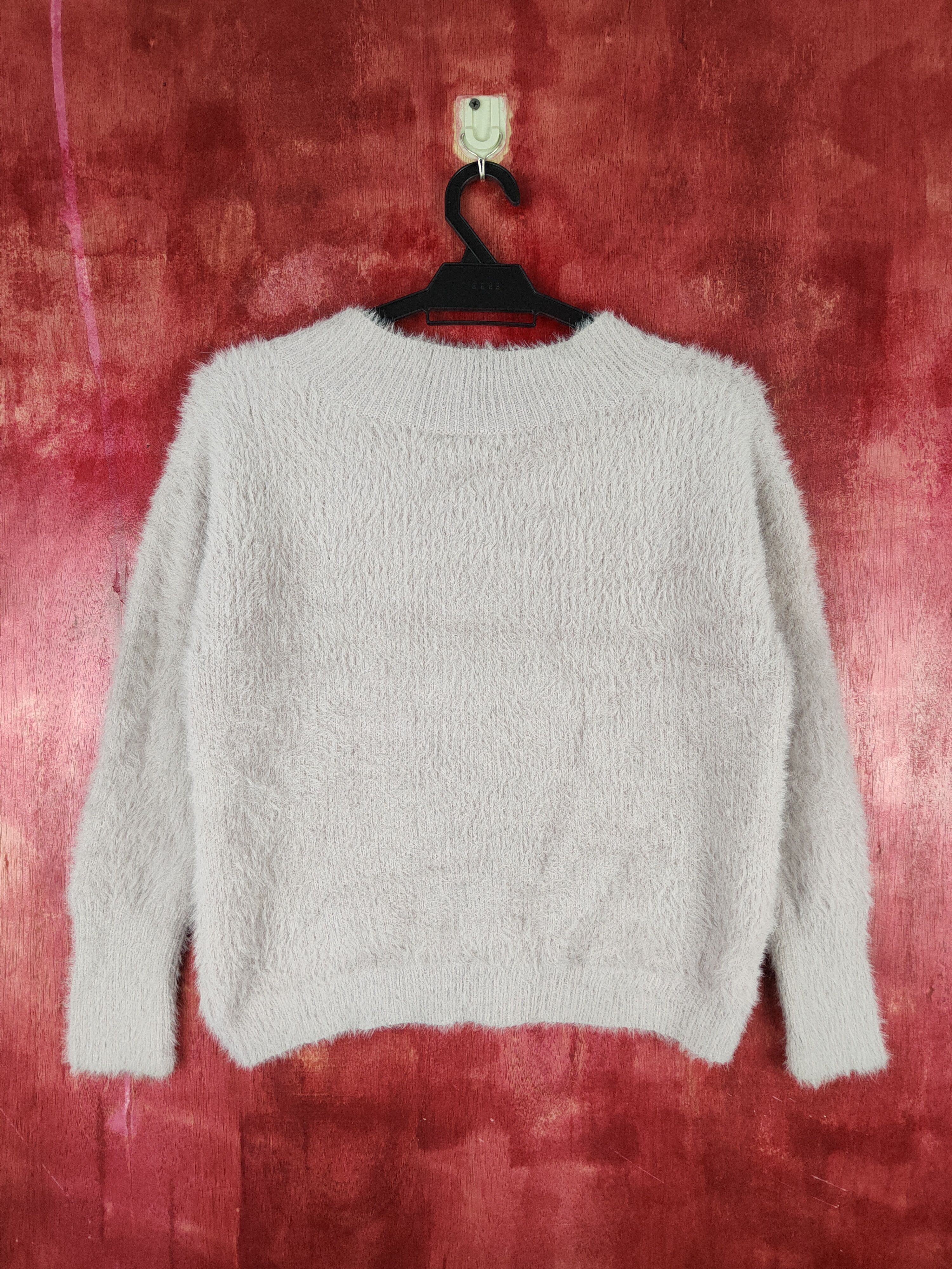 Japanese Brand n.o.t Soft Purple Shag Shaggy Fur Mohair Knitwear #S802 Size S / US 4 / IT 40 - 7 Thumbnail