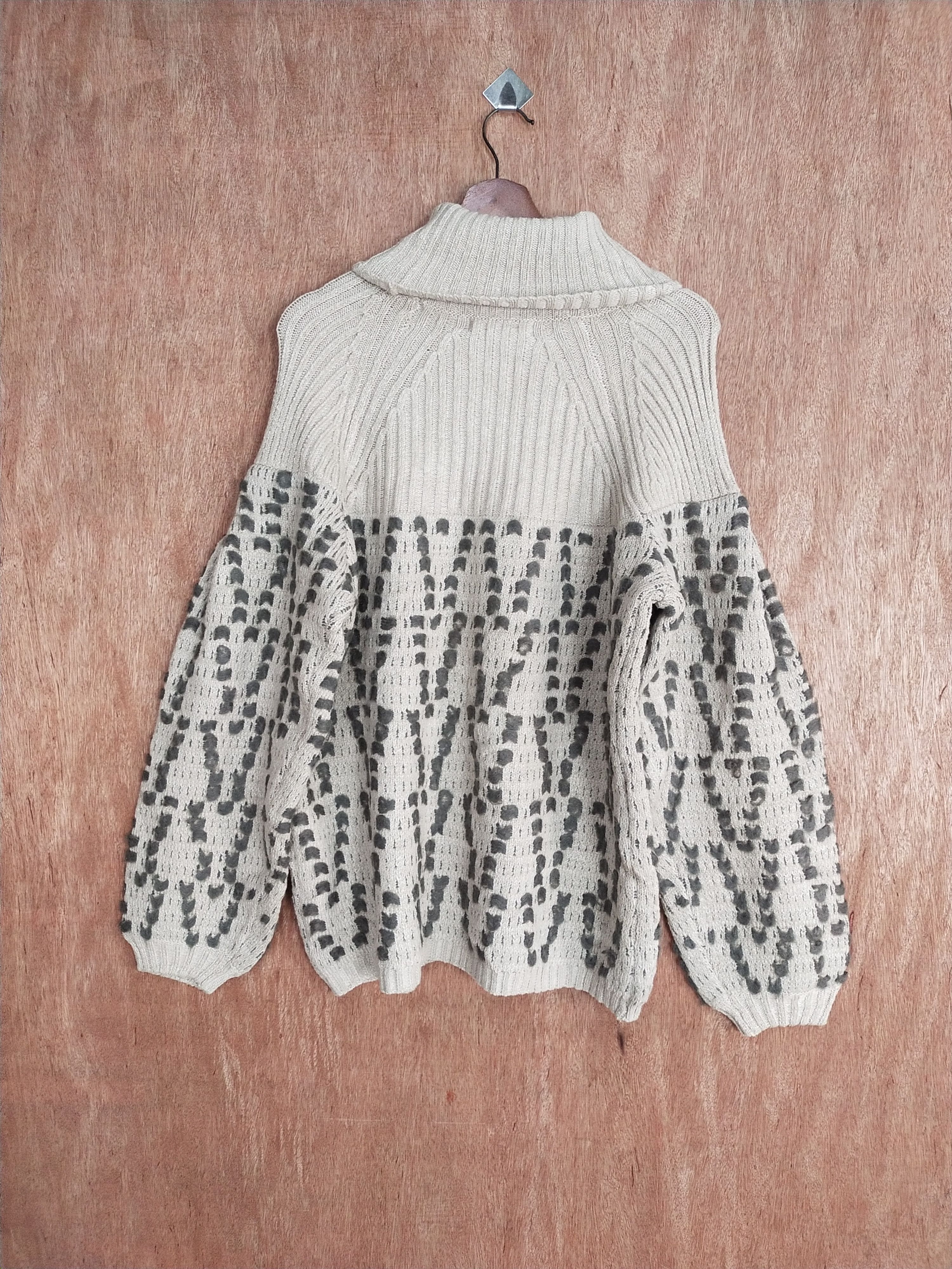 Japanese Brand Dazzlin brown knitwear vintage art japan #S048 Size US M / EU 48-50 / 2 - 7 Thumbnail