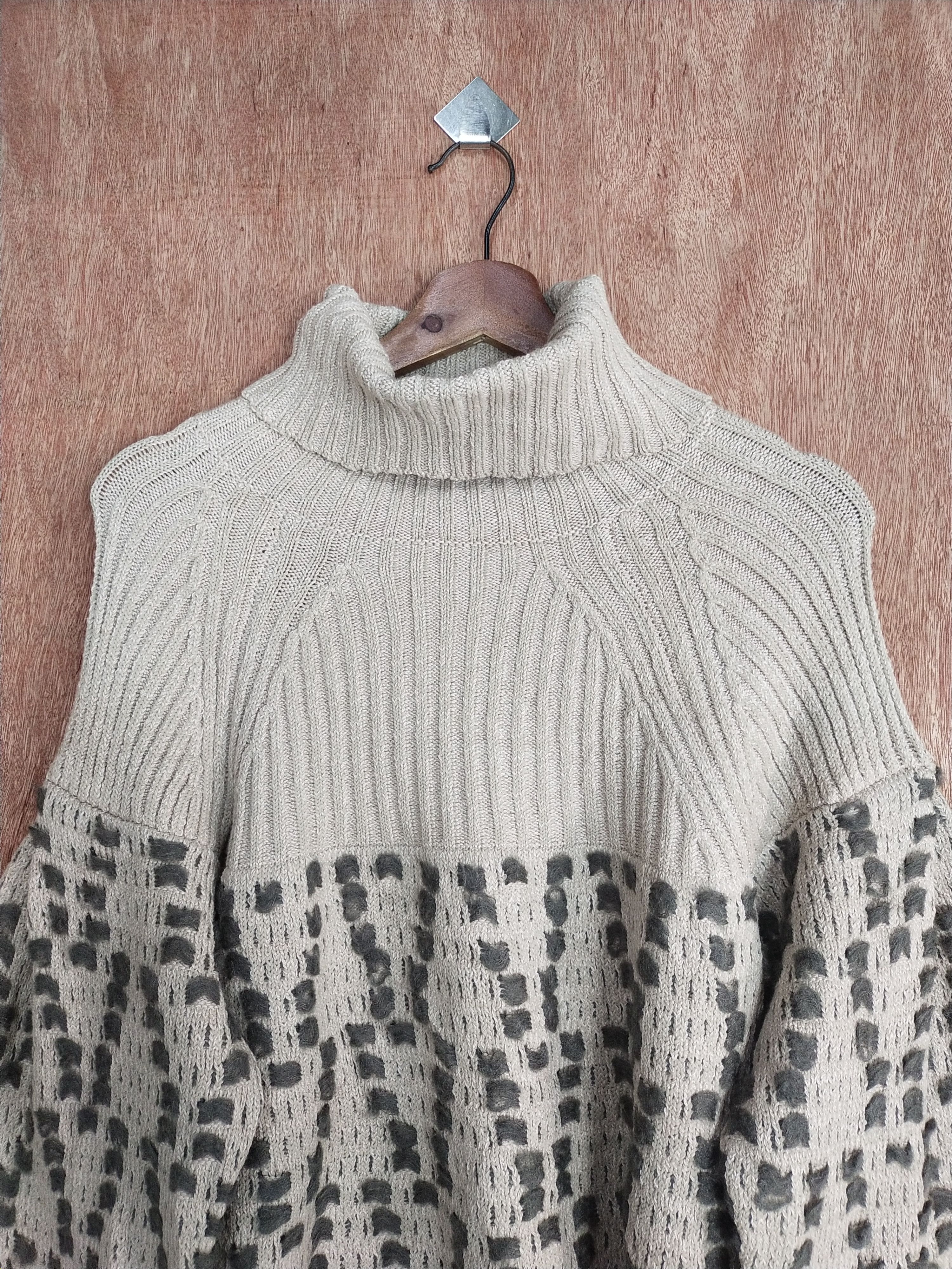 Japanese Brand Dazzlin brown knitwear vintage art japan #S048 Size US M / EU 48-50 / 2 - 2 Thumbnail