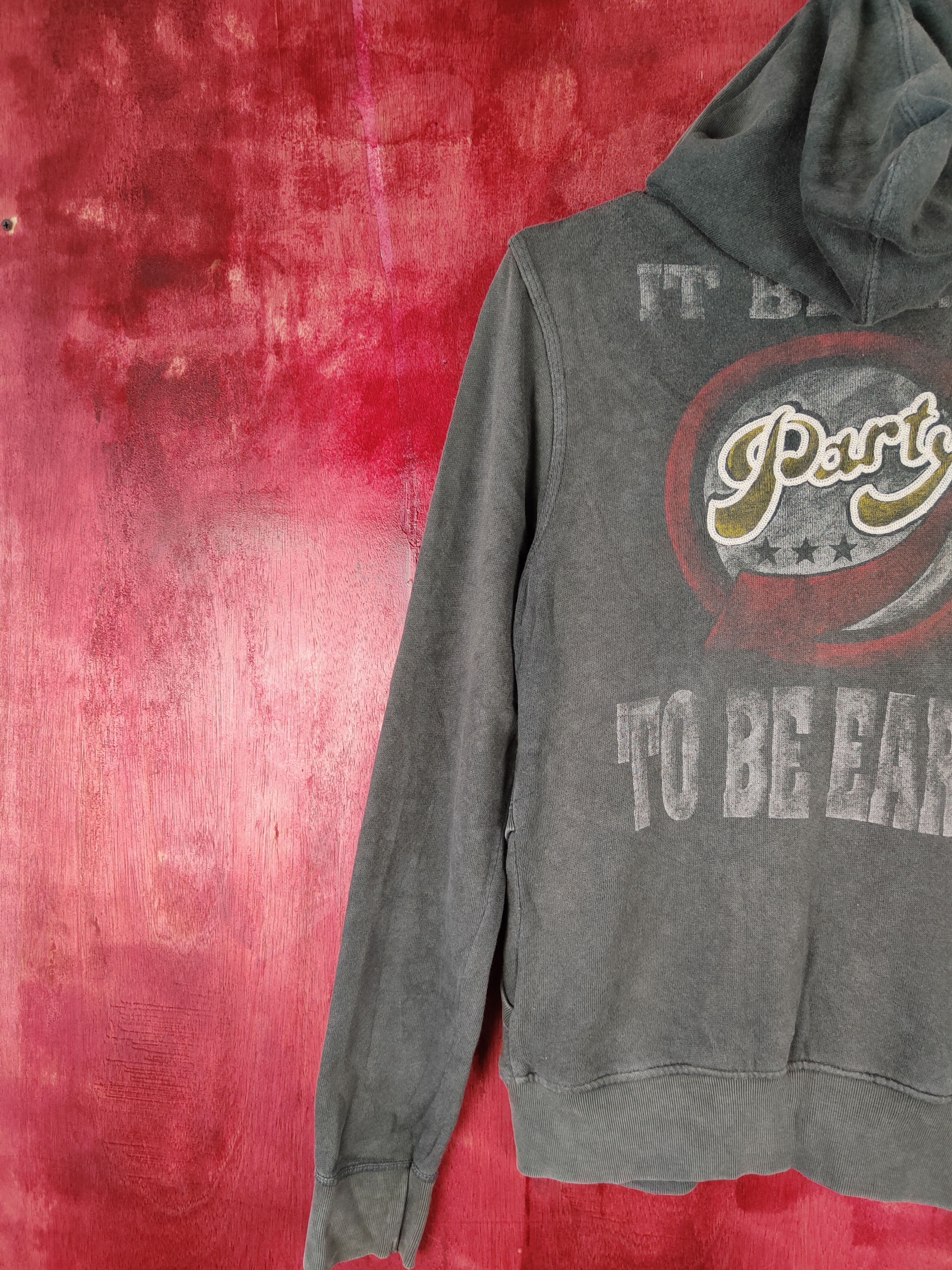 Japanese Brand × Vintage Started (Live Forever) japan Gray Sweater #3246 Size US S / EU 44-46 / 1 - 10 Thumbnail