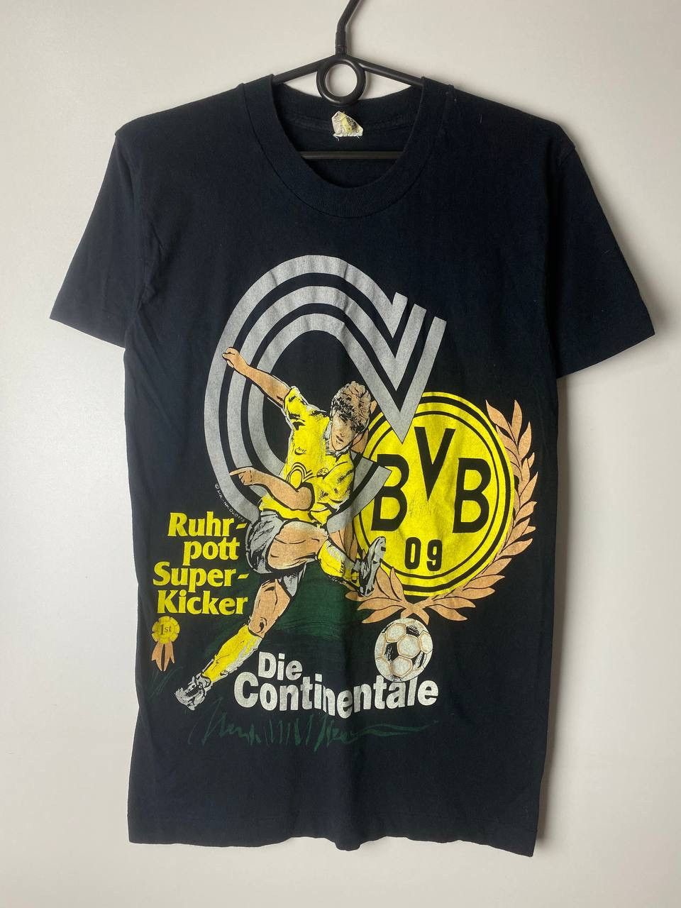 Vintage Borussia 93s vintage t-shirt size S Size US S / EU 44-46 / 1 - 1 Thumbnail