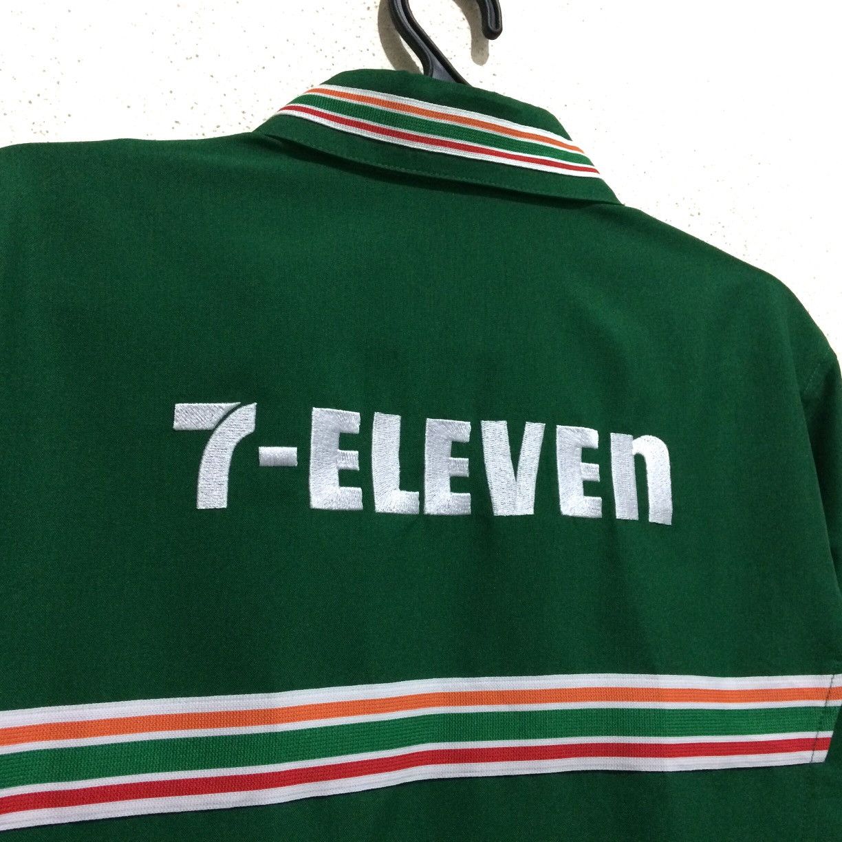 Japanese Brand 7-11 seven Eleven Zipper Shirt Uniform Vintage Size US S / EU 44-46 / 1 - 5 Thumbnail