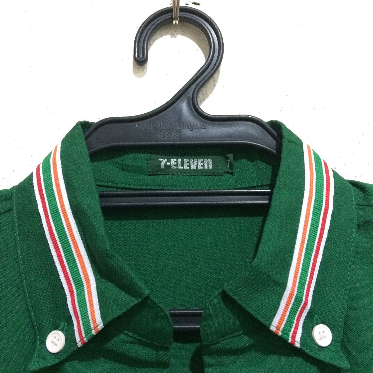 Japanese Brand 7-11 seven Eleven Zipper Shirt Uniform Vintage Size US S / EU 44-46 / 1 - 7 Thumbnail