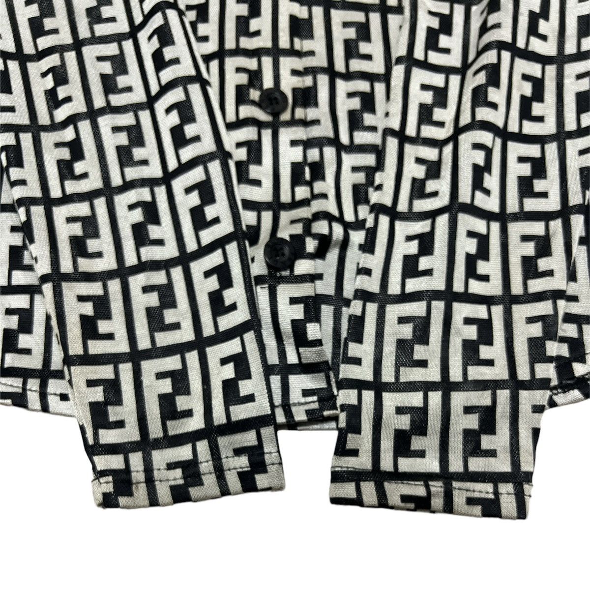 Fendi Fendi Zucca Monogram silk shirt Size S / US 4 / IT 40 - 6 Thumbnail