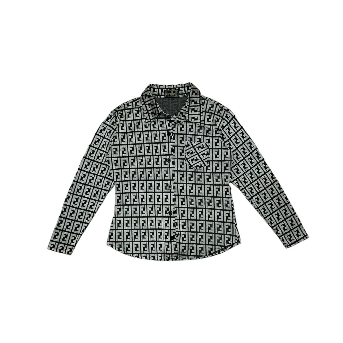 Fendi Zucca Monogram silk shirt
