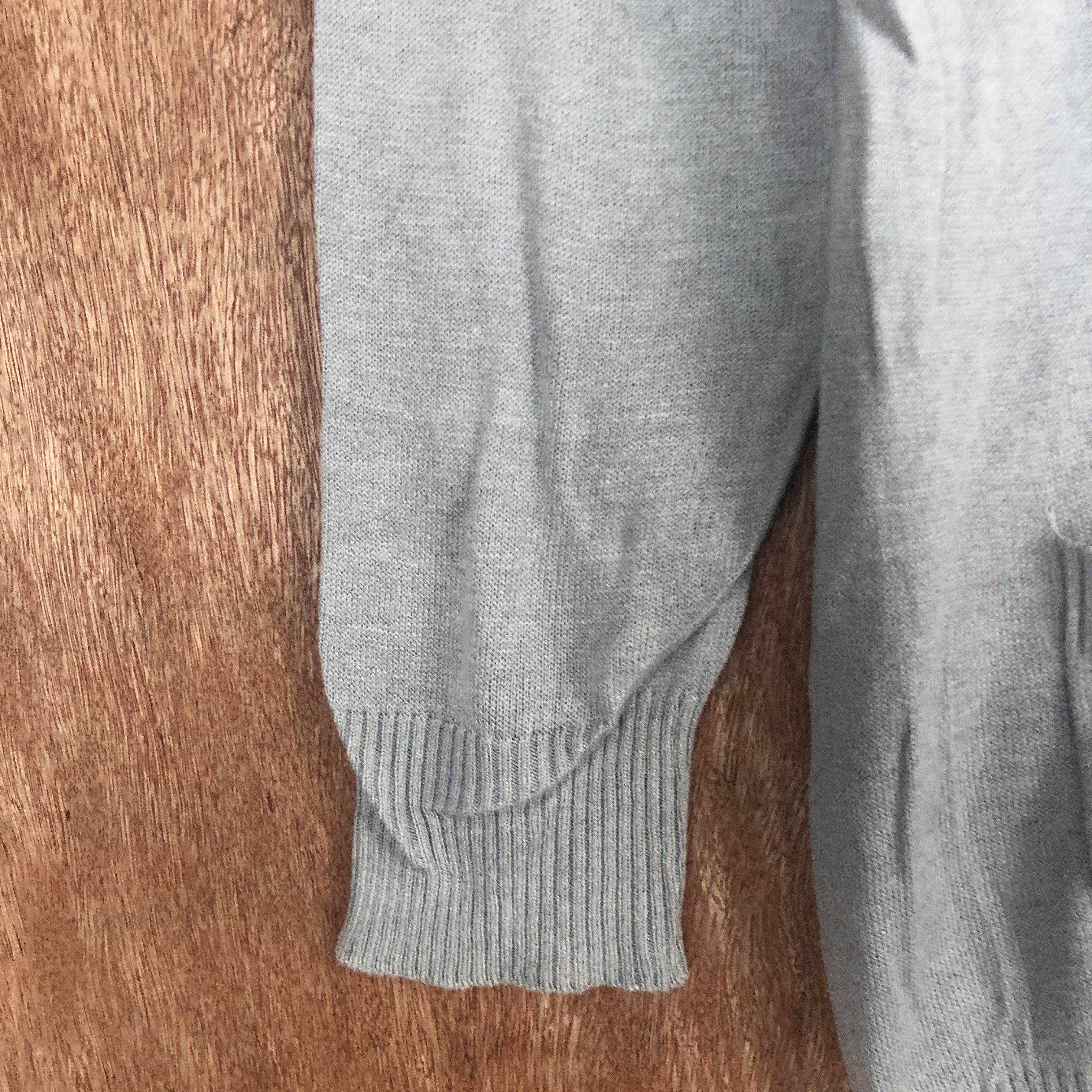 Japanese Brand DLL Material Girl skull Grey Cardigan knitwear #c510 Size XL / US 12-14 / IT 48-50 - 6 Thumbnail