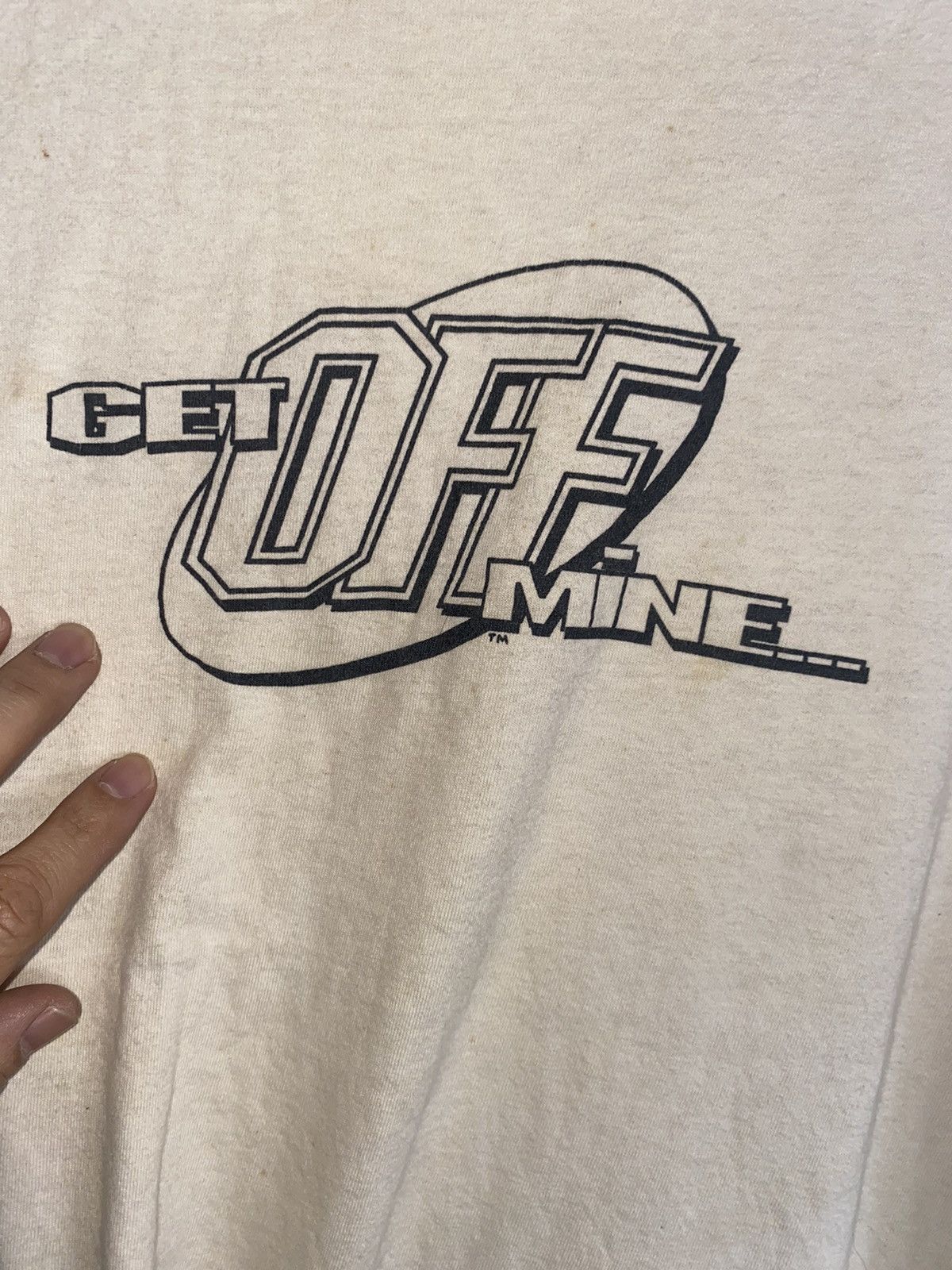 Nike 1990's Nike chilly tee get off mine tshirt loud records Size US M / EU 48-50 / 2 - 4 Thumbnail
