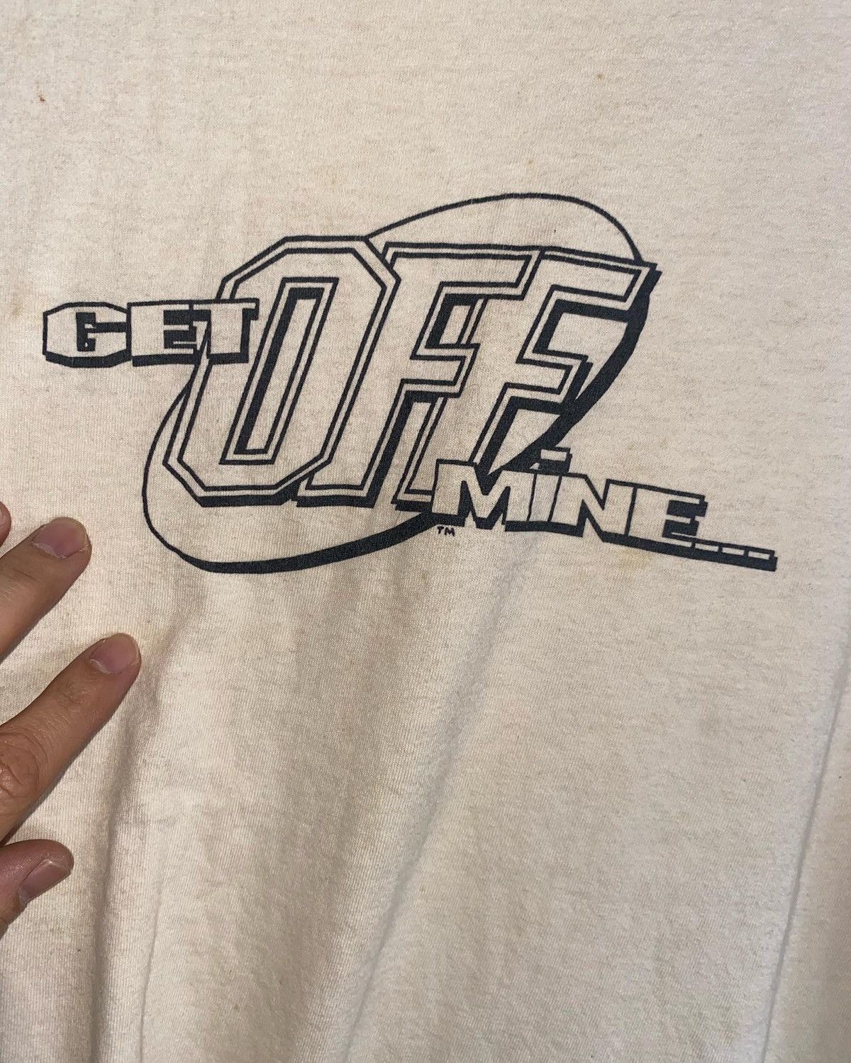 Nike 1990's Nike chilly tee get off mine tshirt loud records Size US M / EU 48-50 / 2 - 3 Thumbnail