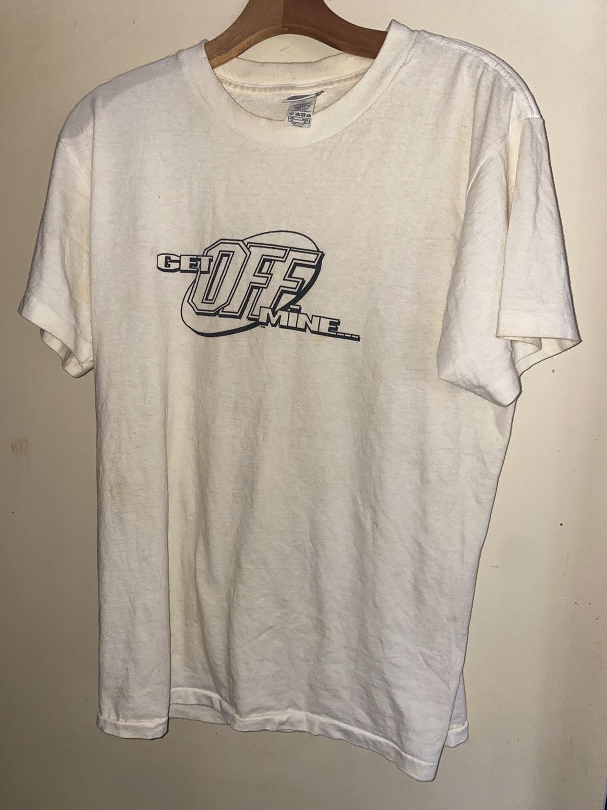 Nike 1990's Nike chilly tee get off mine tshirt loud records Size US M / EU 48-50 / 2 - 7 Thumbnail