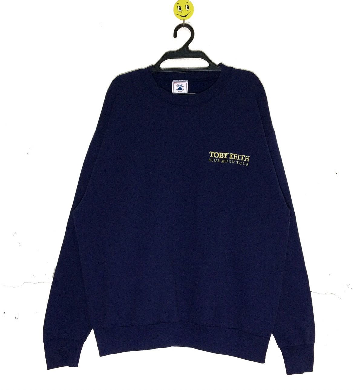 Band Tees × Vintage Vintage 90's TOBY KEITH Blue Moon Tour sweatshirt pullover Size US L / EU 52-54 / 3 - 1 Thumbnail