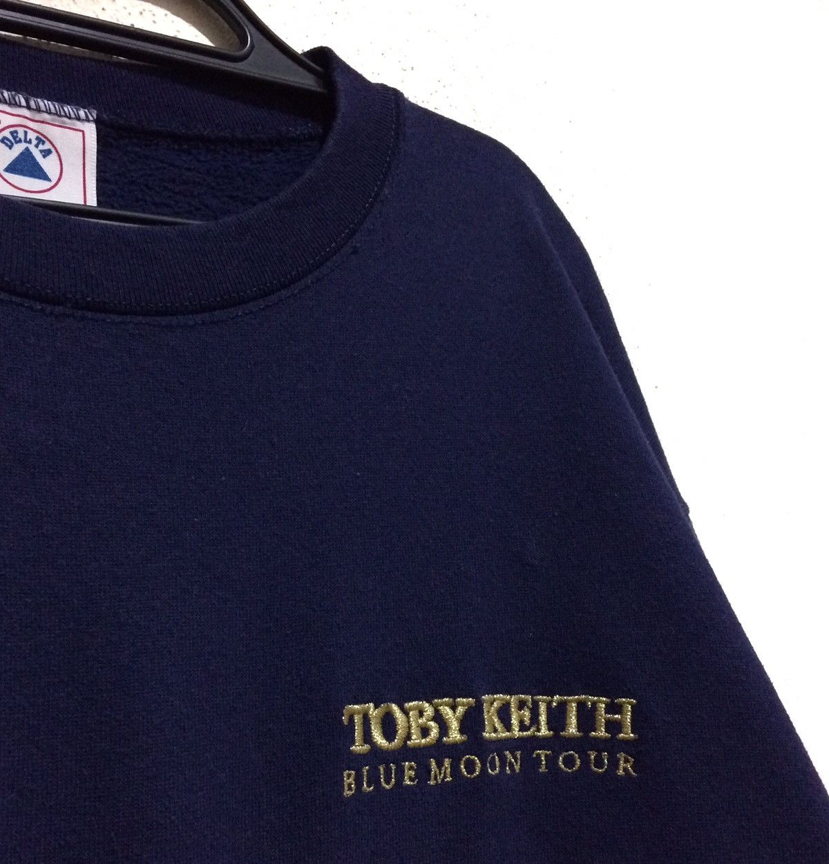 Band Tees × Vintage Vintage 90's TOBY KEITH Blue Moon Tour sweatshirt pullover Size US L / EU 52-54 / 3 - 2 Thumbnail