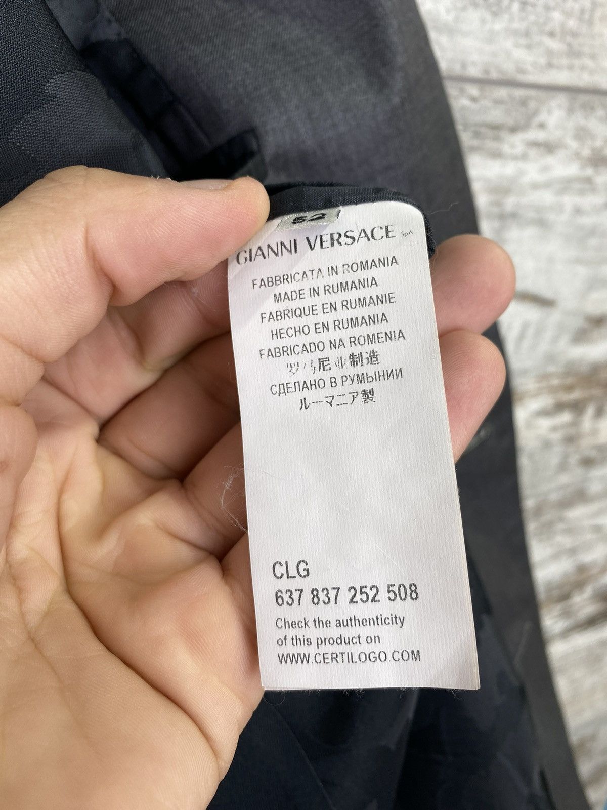 Versace Mens Versace Collection Luxury Blazer jacket Size 42L - 17 Thumbnail