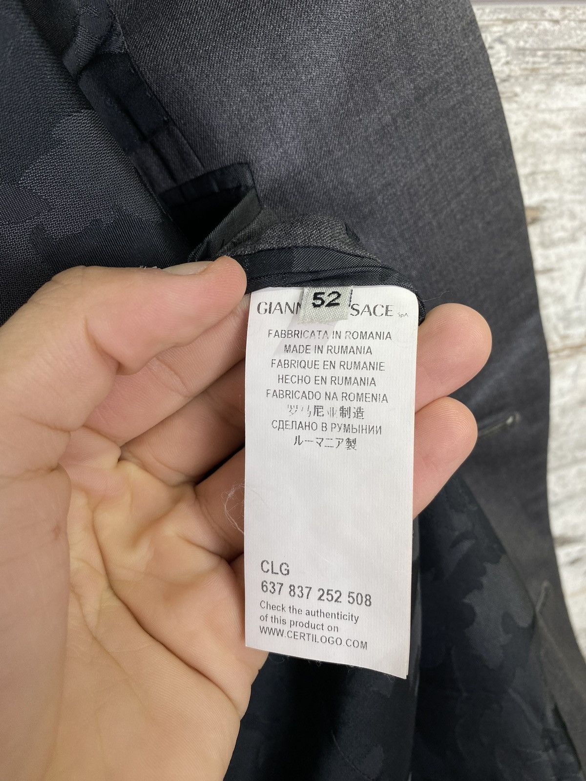 Versace Mens Versace Collection Luxury Blazer jacket Size 42L - 16 Thumbnail