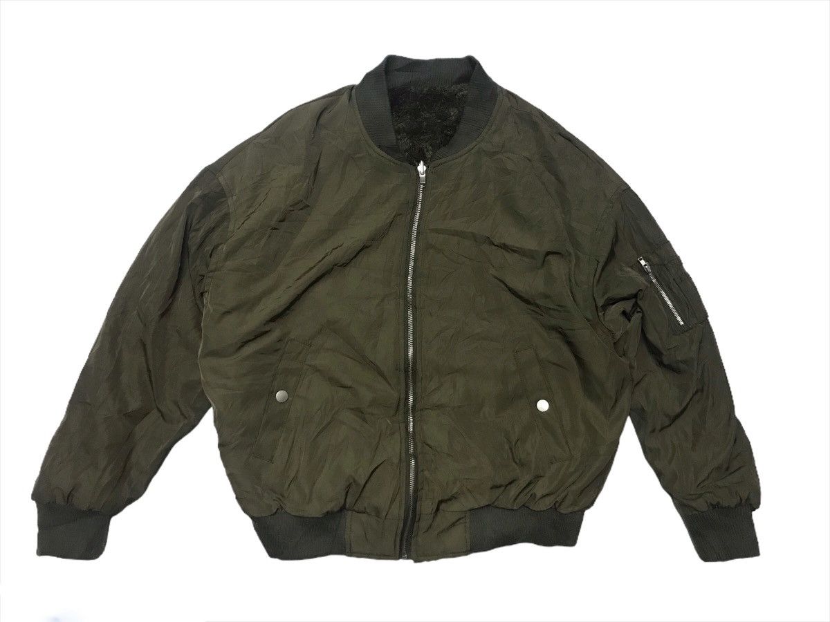 reversible bomber jacket