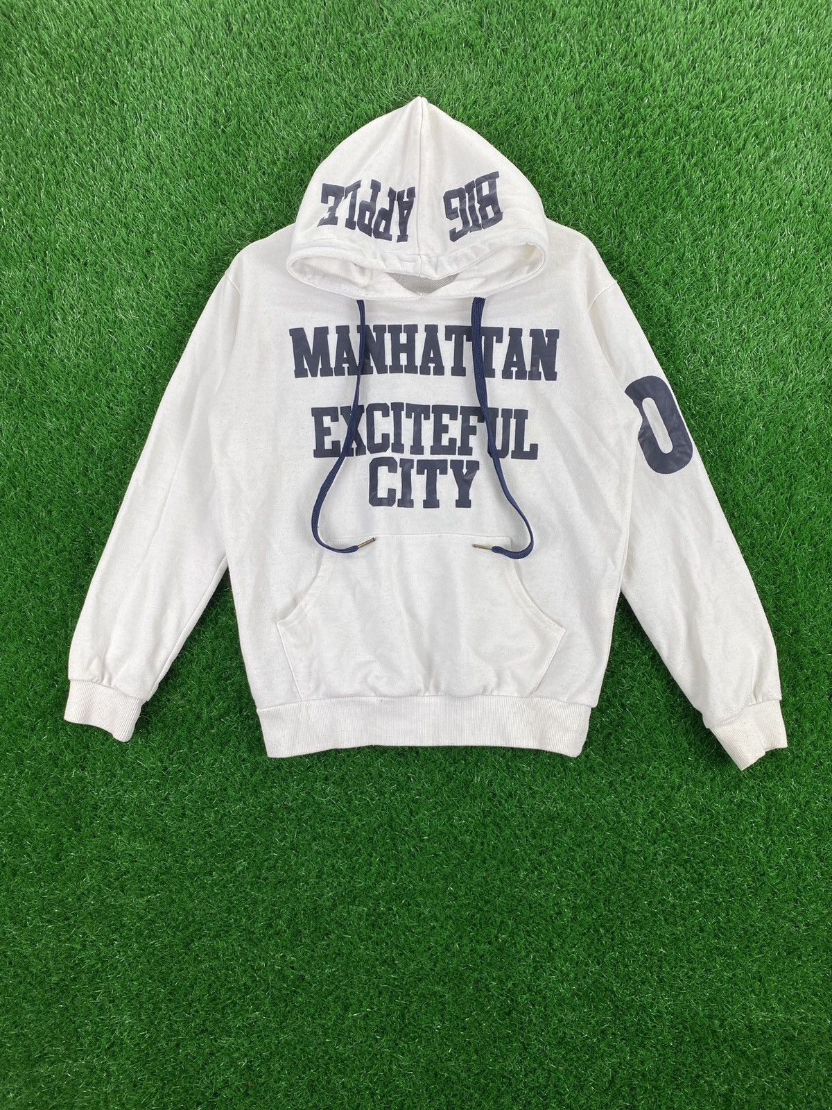 Vintage Hoodie Manhattan White